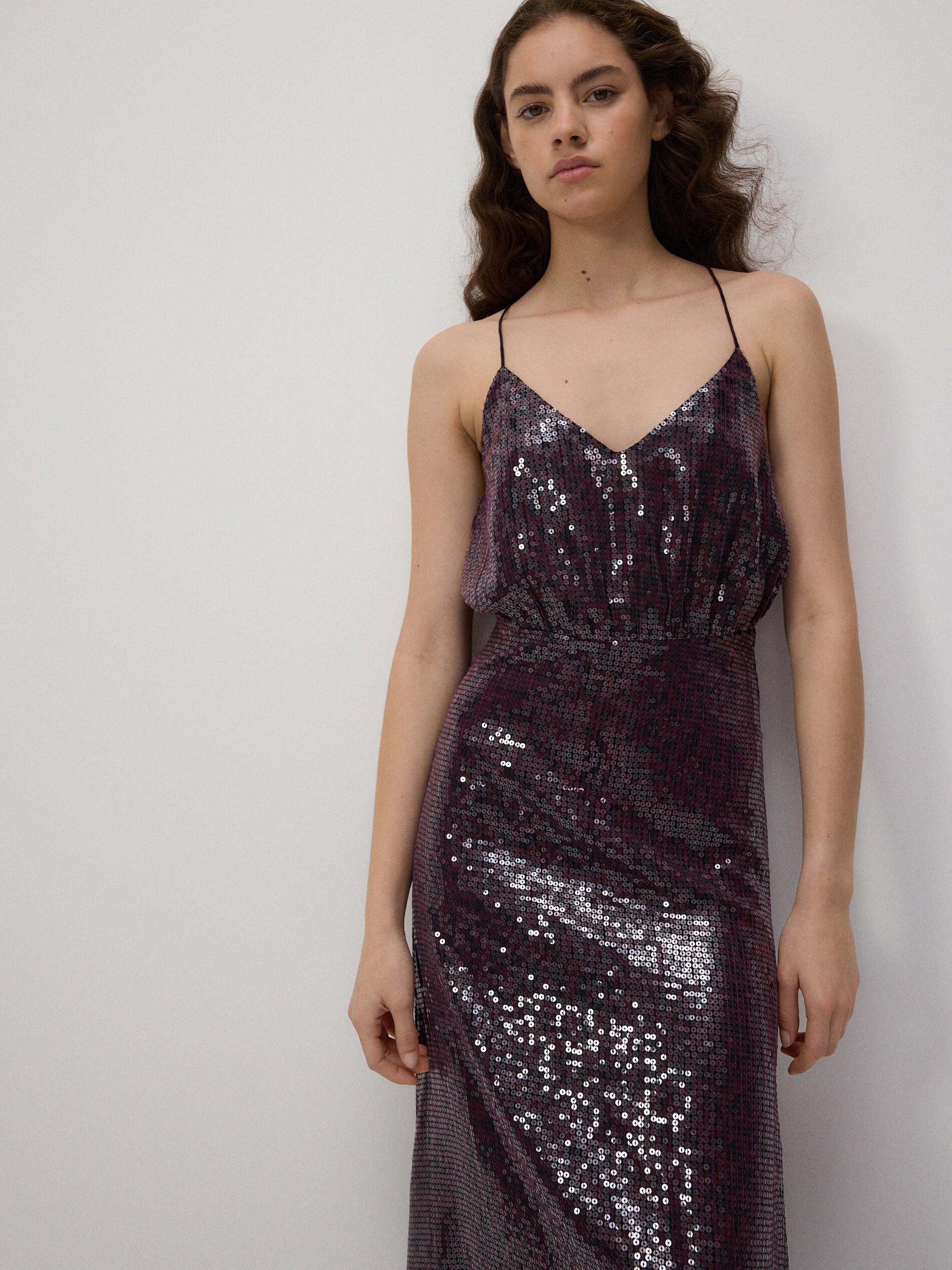 Multicolour Sequin Maxi Dress, Multicolor, large image number 7