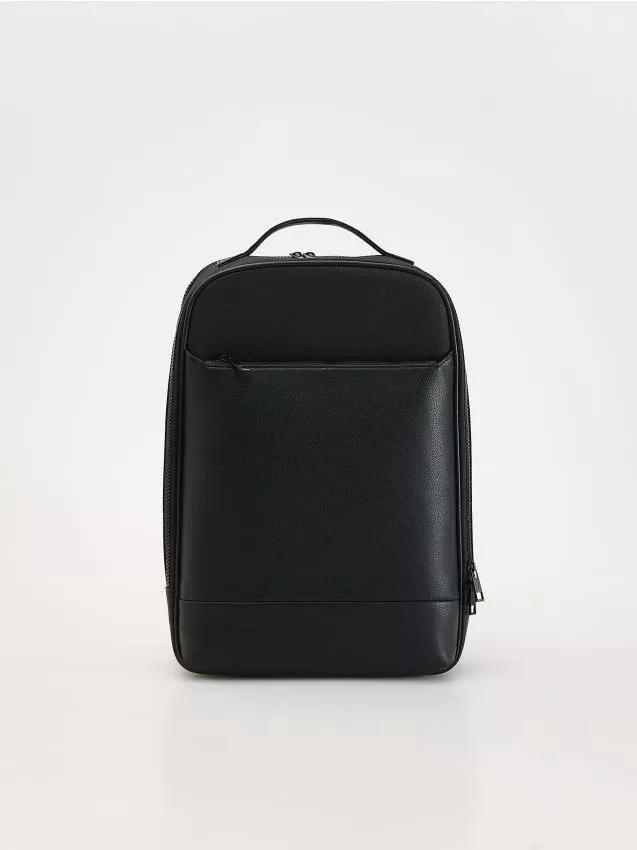 Black Rucksack, Black, large image number 1