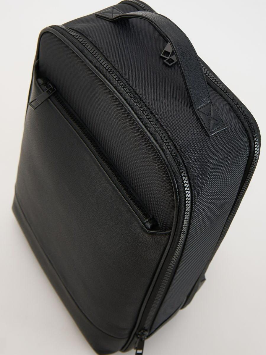 Black Rucksack, Black, large image number 4