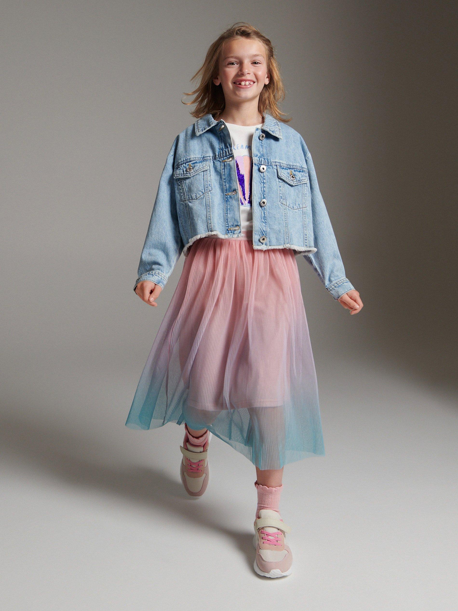 Lavender Tulle Skirt, , large image number 0