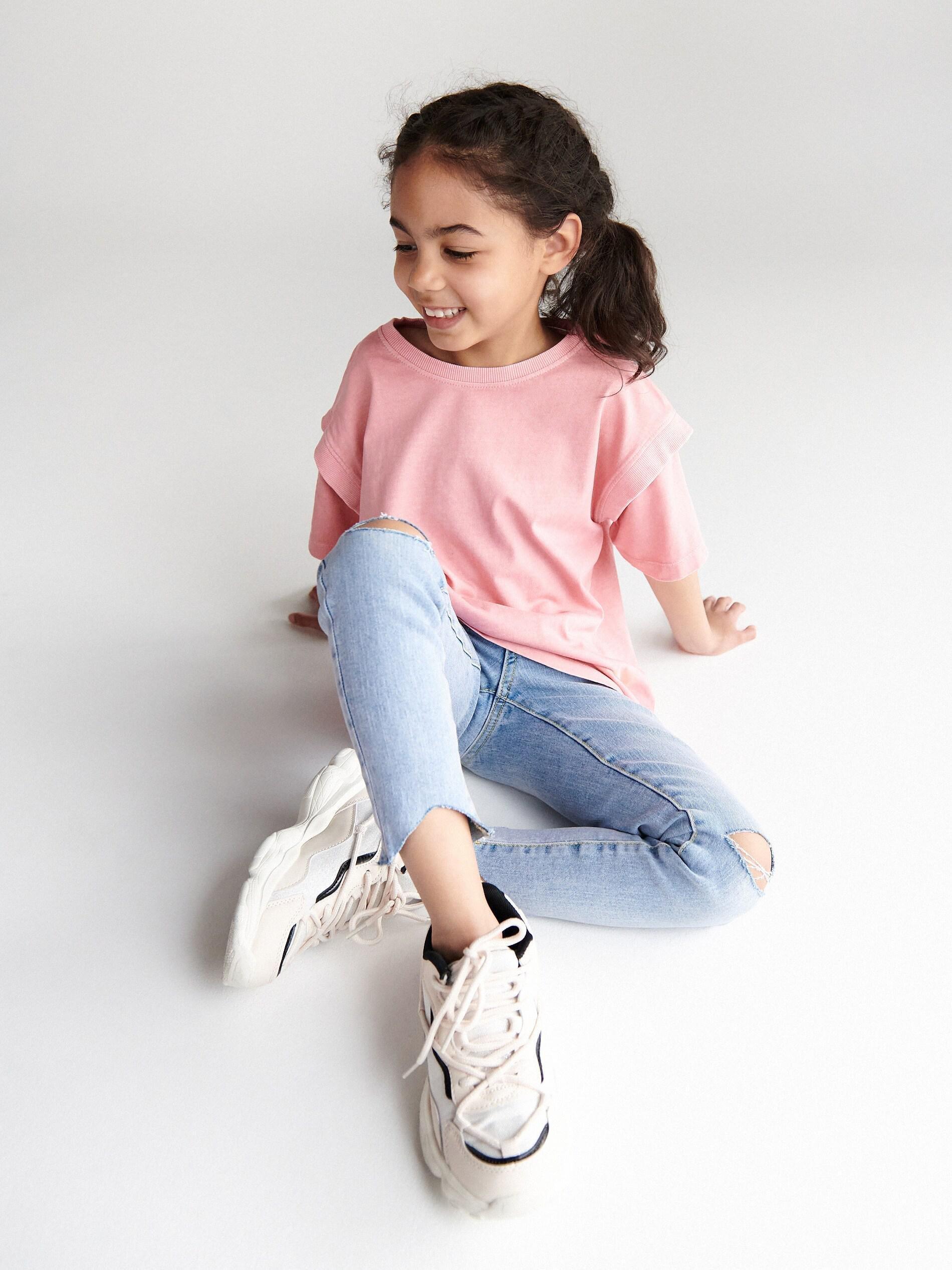 Pastel Pink Blouse, Kids Girls, , large image number 1