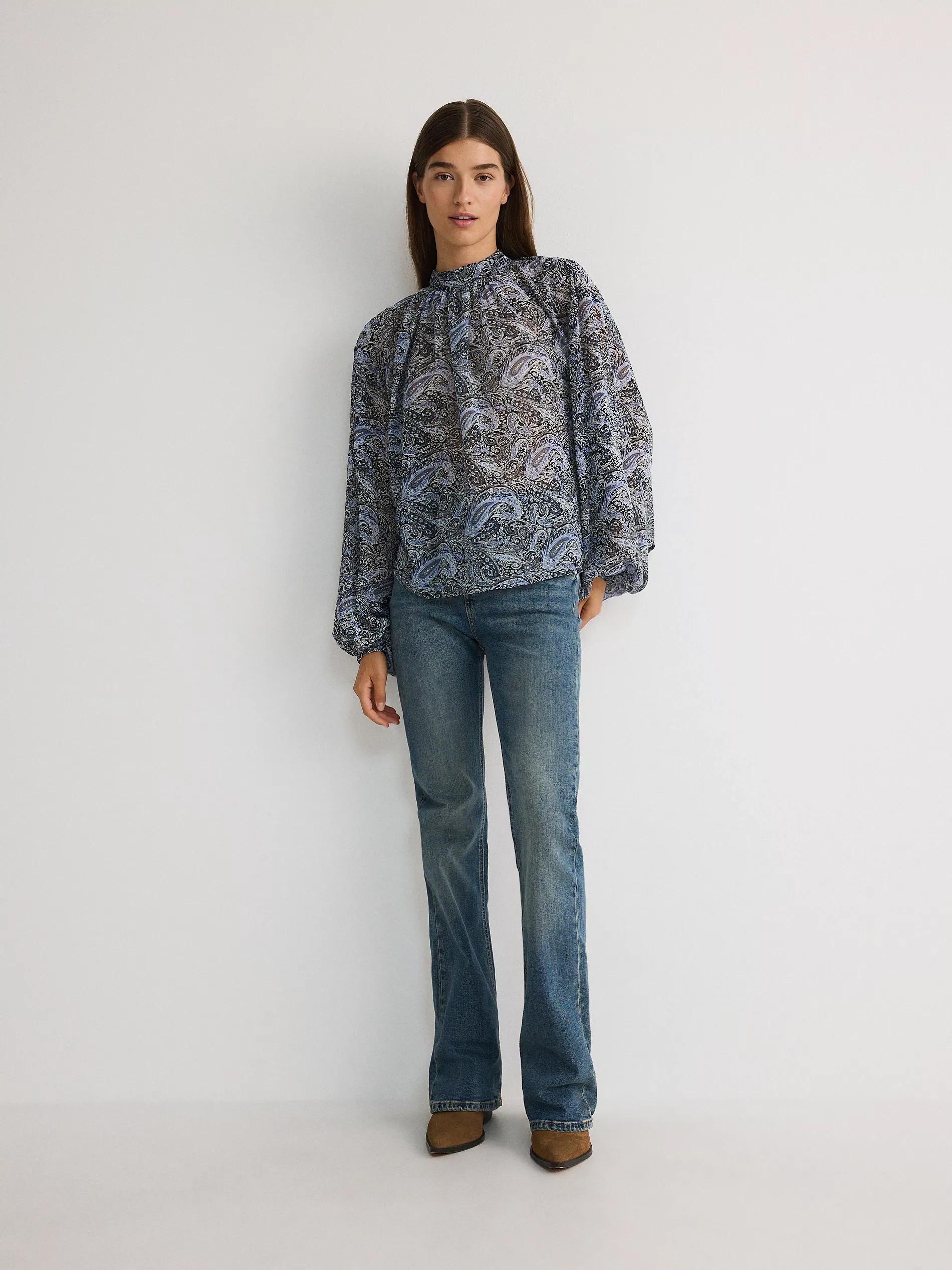 Multicolour Patterned Blouse, , large image number 2