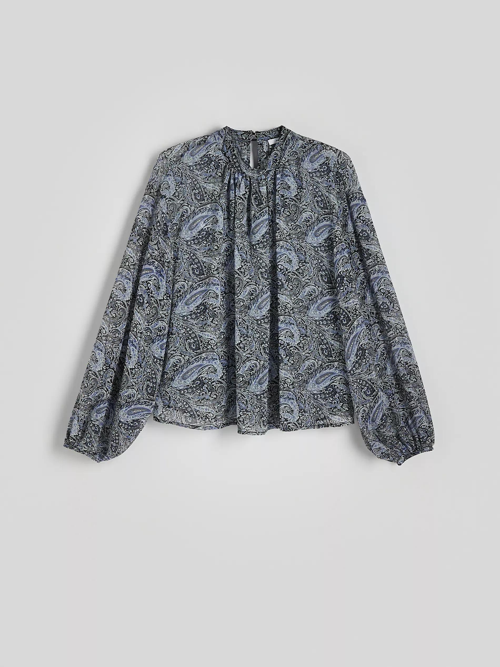 Multicolour Patterned Blouse, , large image number 5
