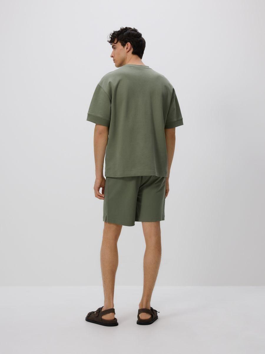 Green Boxy-Fit T-Shirt With Print, , large image number 2