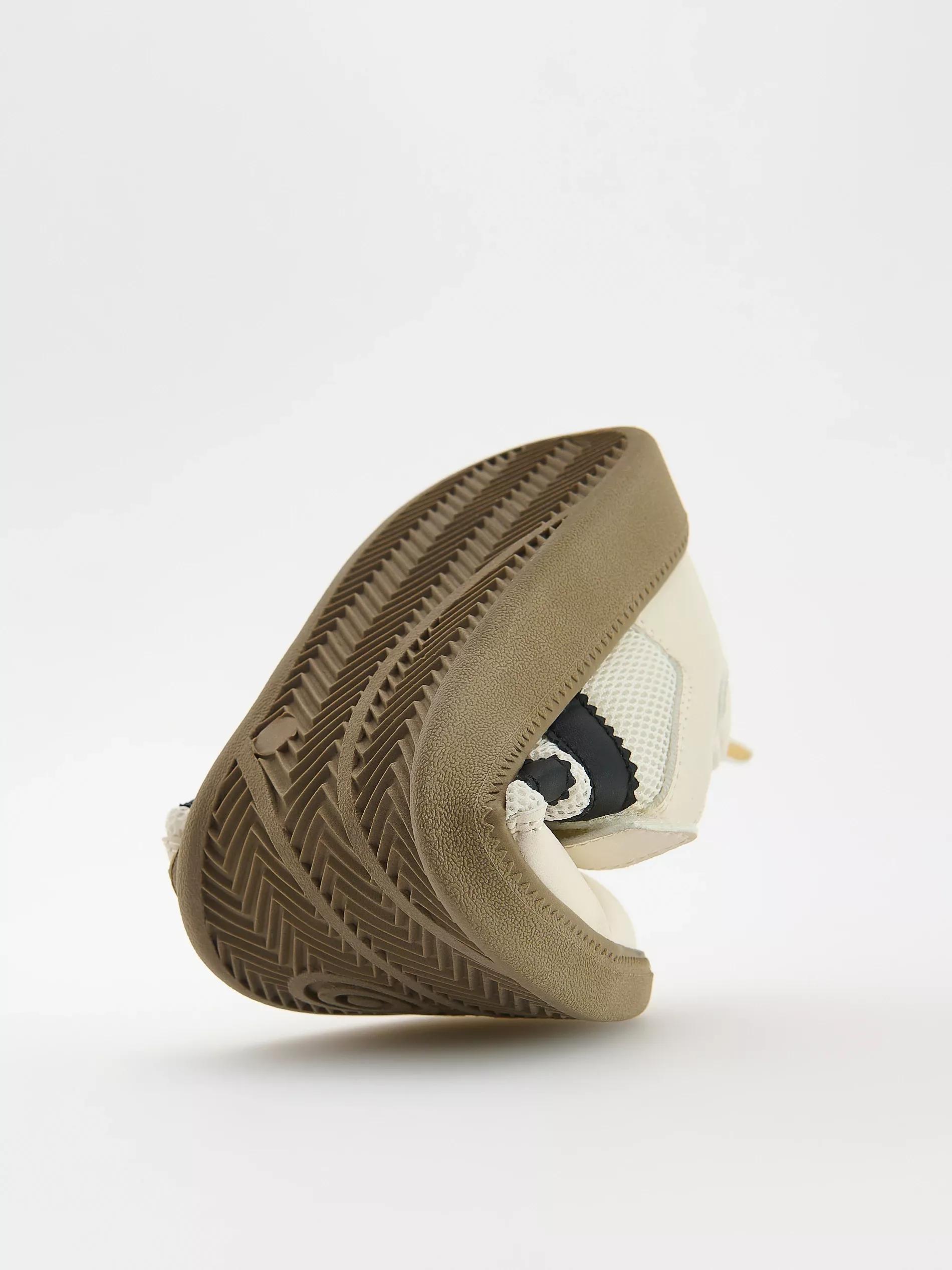 White Shoes With Velcro Fasteners, Ivory, large image number 4