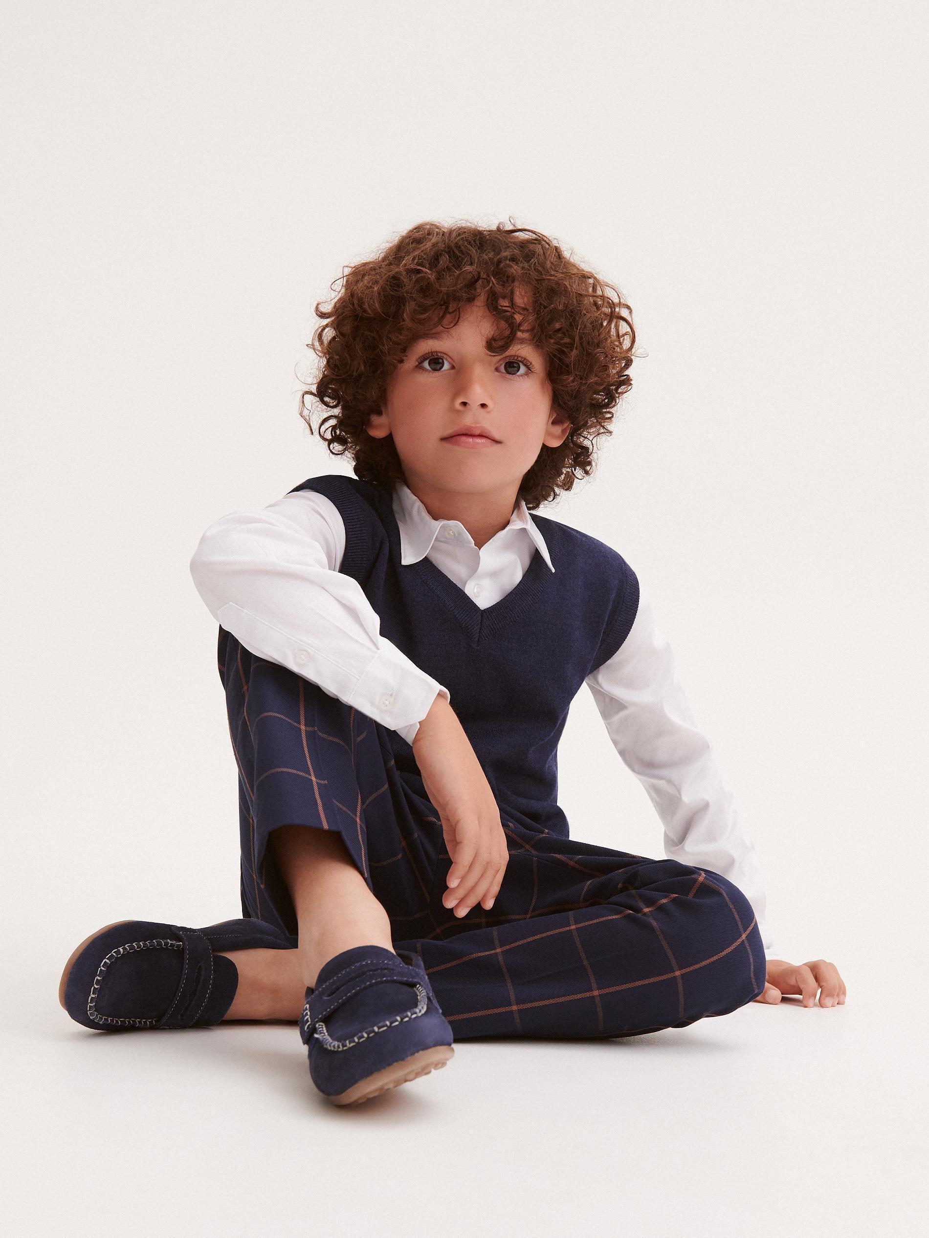 Blue Vest, Kids Boys, , large image number 1