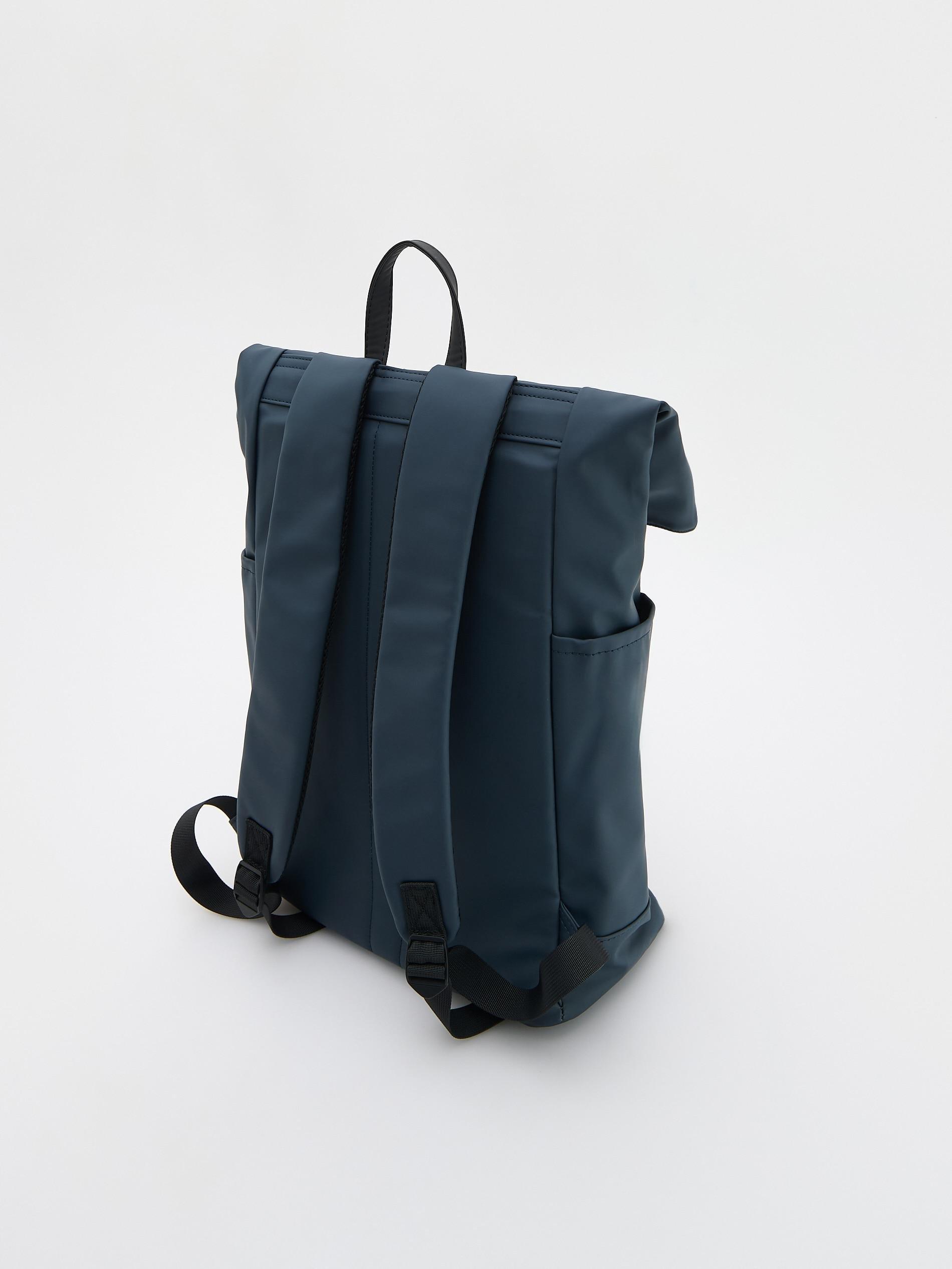 Navy Waterproof Backpack, Navy, large image number 2