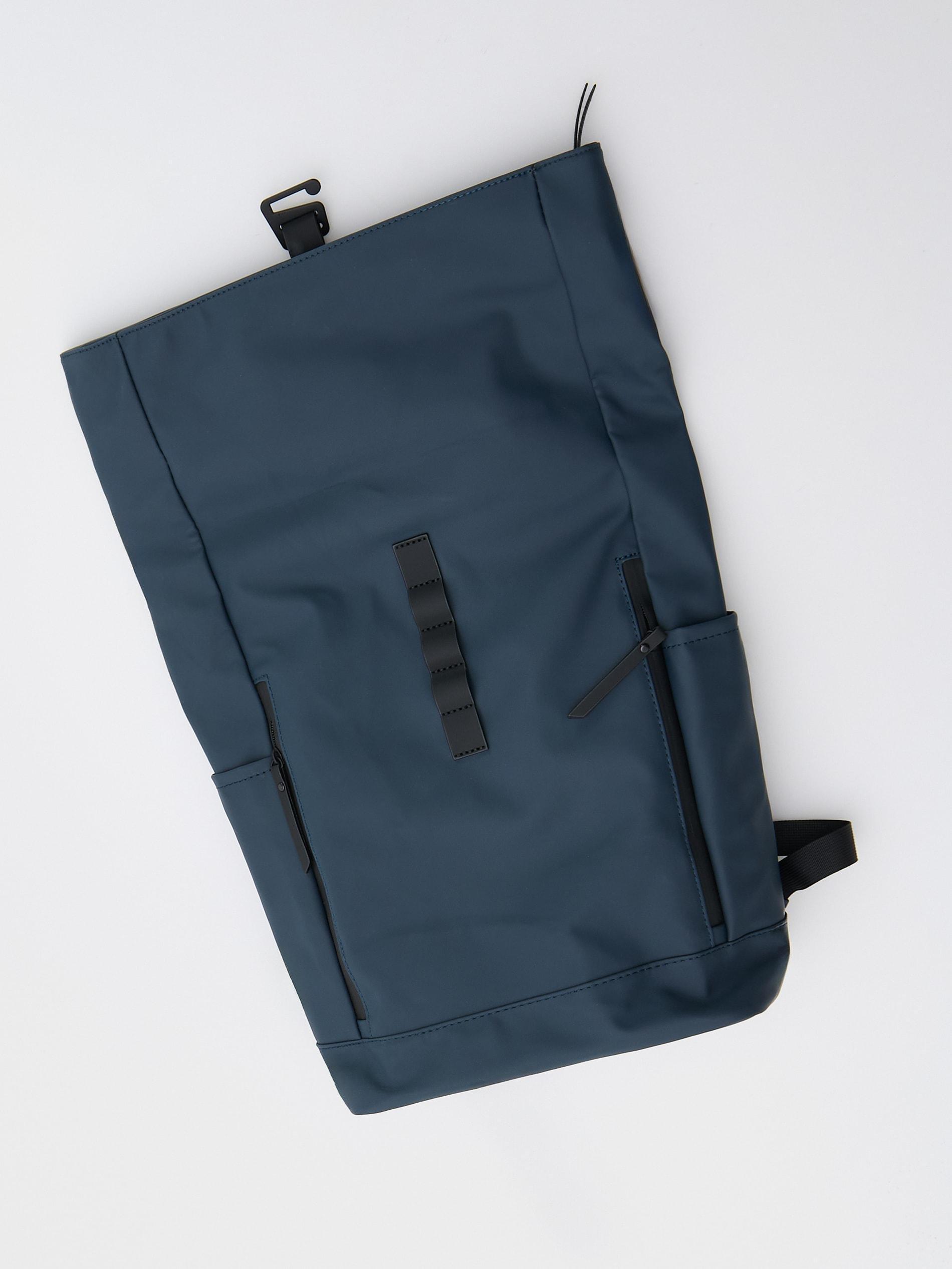 Navy Waterproof Backpack, Navy, large image number 4