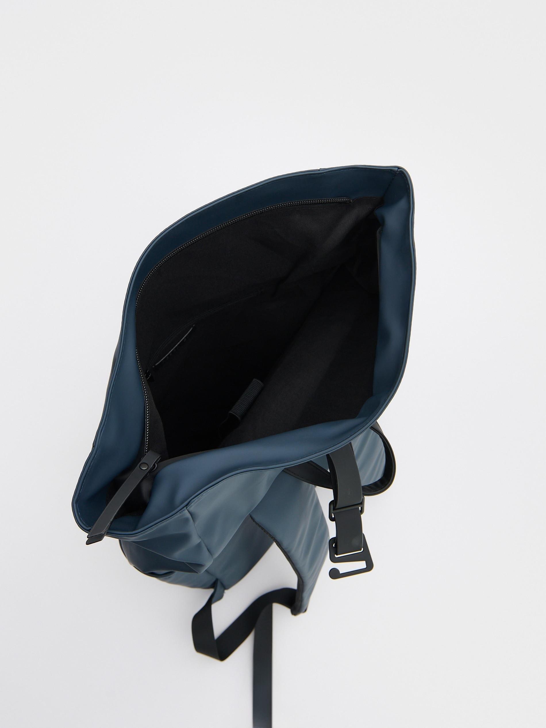 Navy Waterproof Backpack, Navy, large image number 6