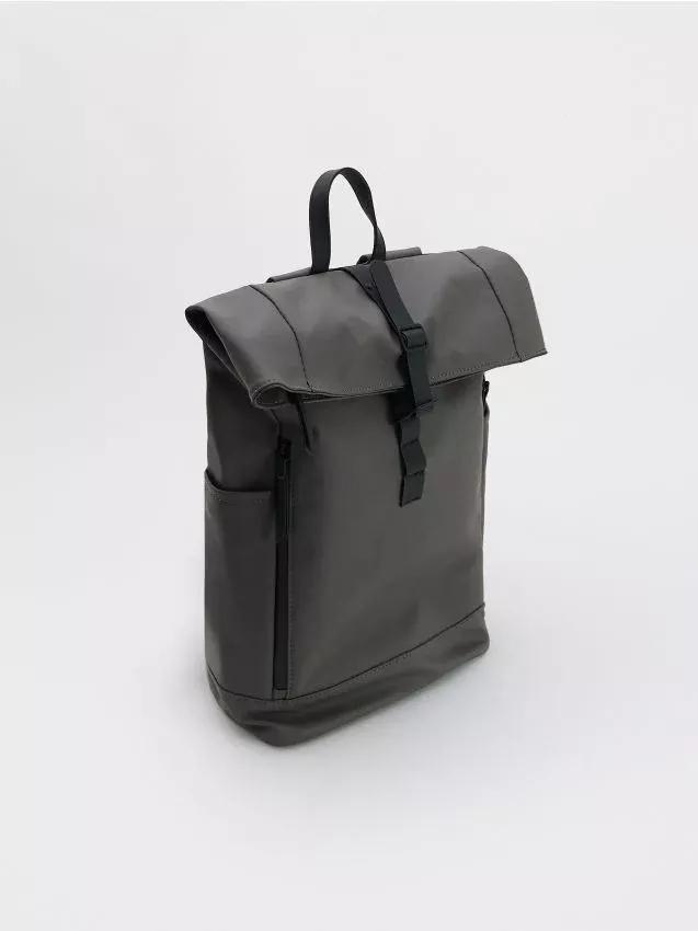 Grey Waterproof Backpack, Grey, large image number 0