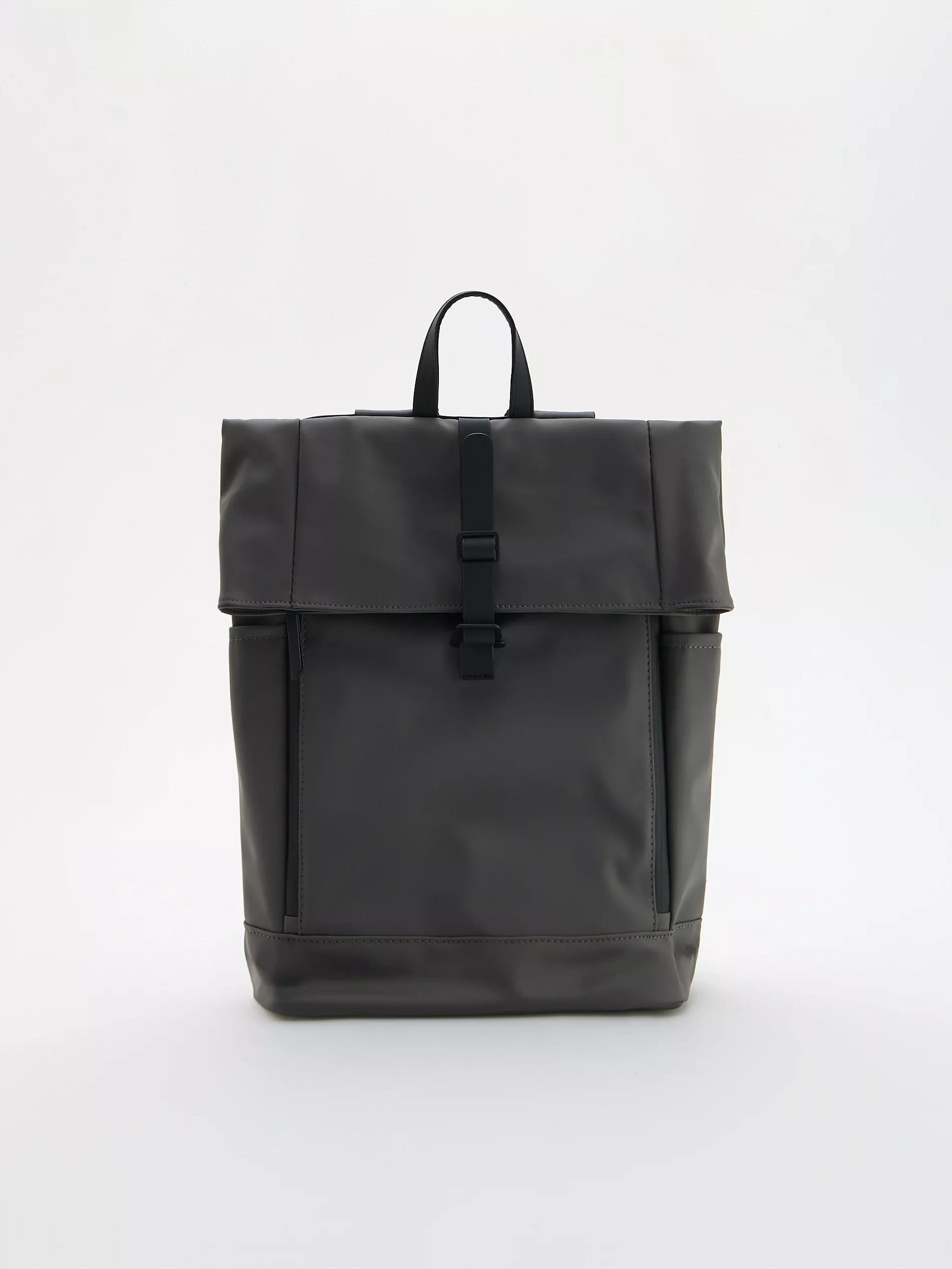 Grey Waterproof Backpack, Grey, large image number 2