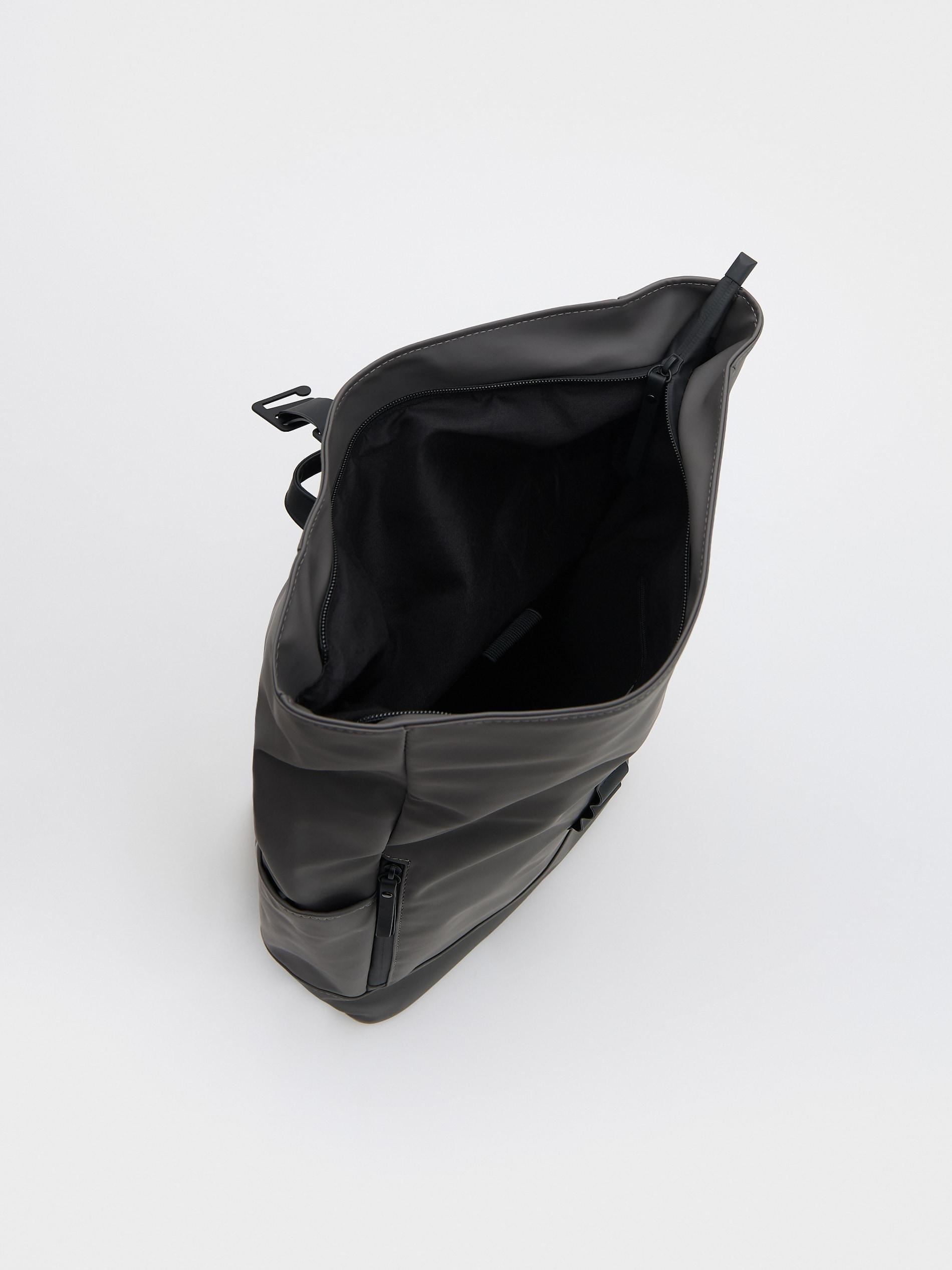 Grey Waterproof Backpack, Grey, large image number 5
