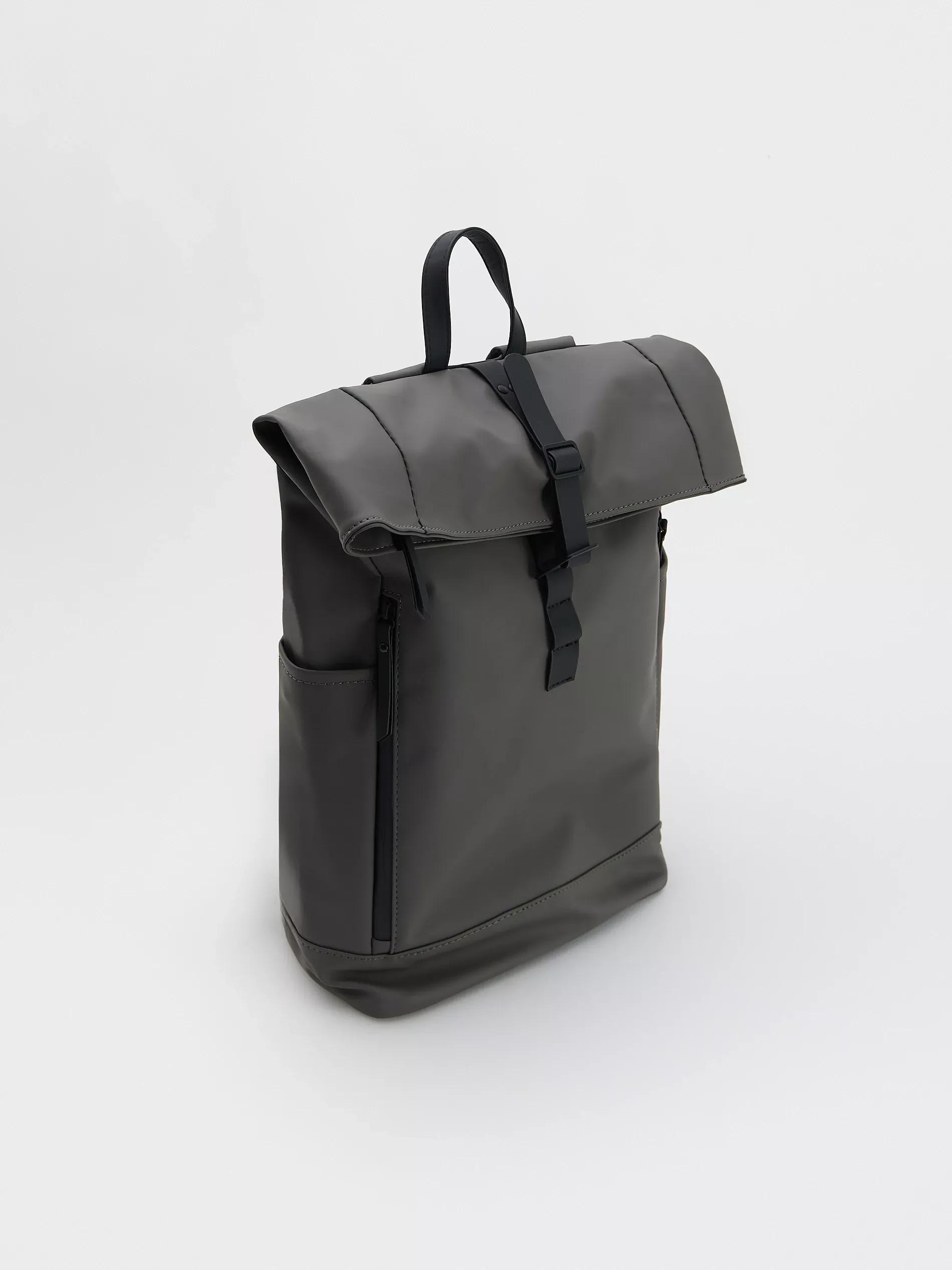 Grey Waterproof Backpack, Grey, large image number 6