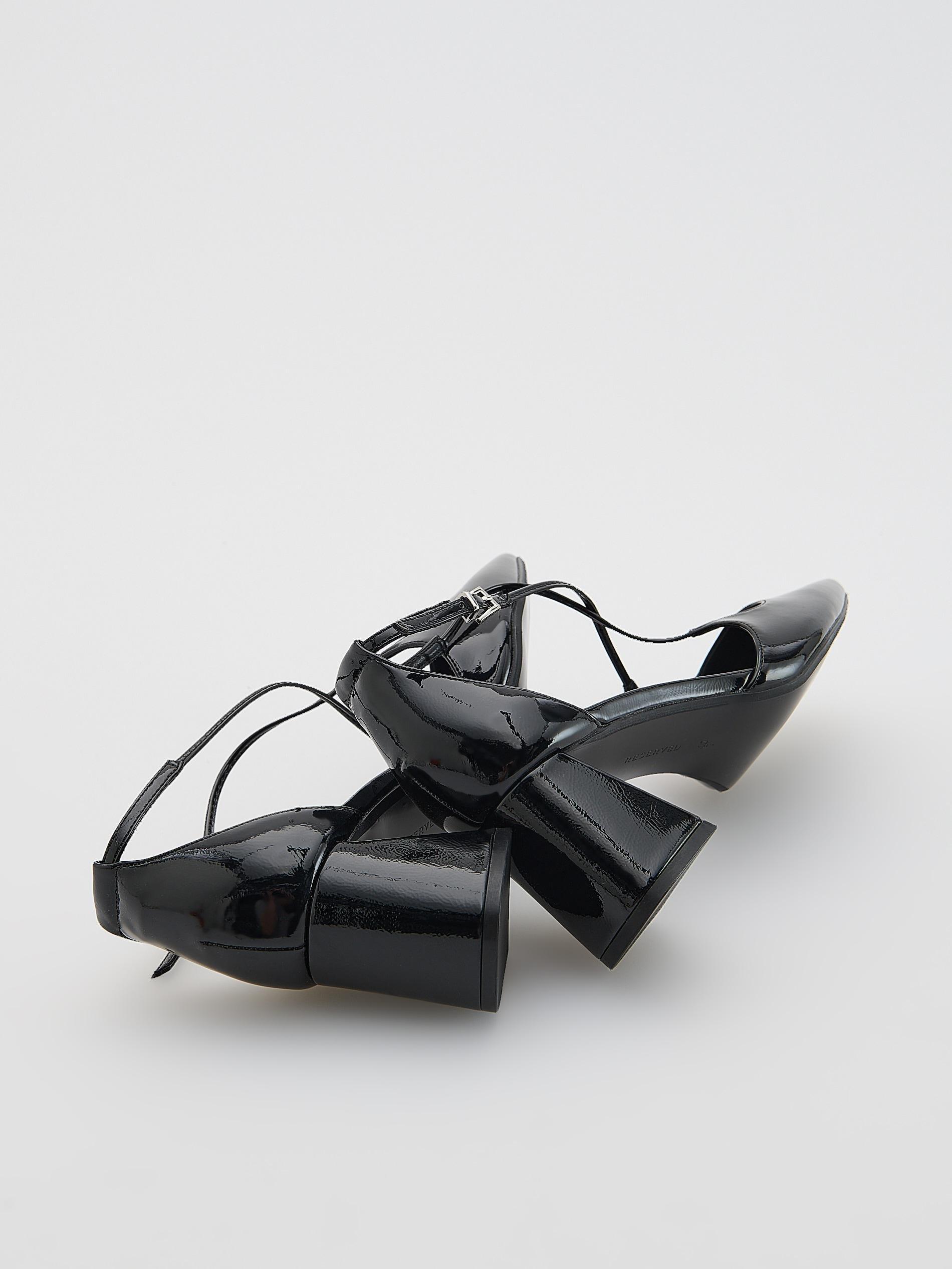 Black Patent Pumps, Black, large image number 3