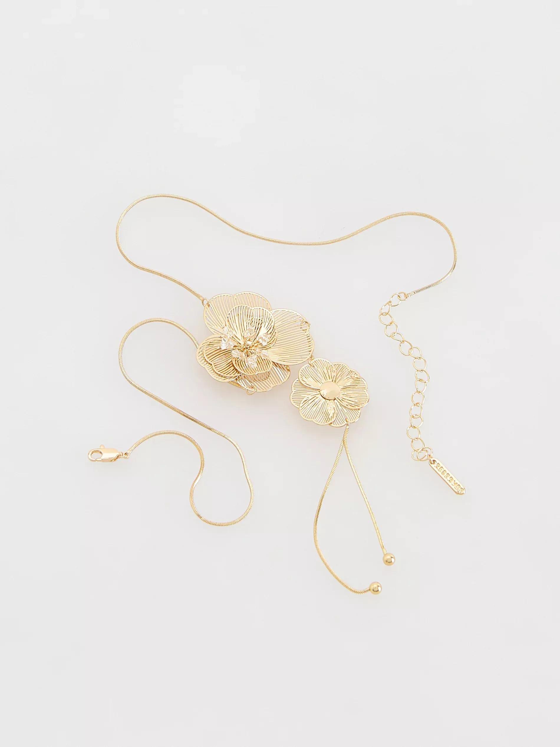 Golden Necklace, Golden, large image number 1
