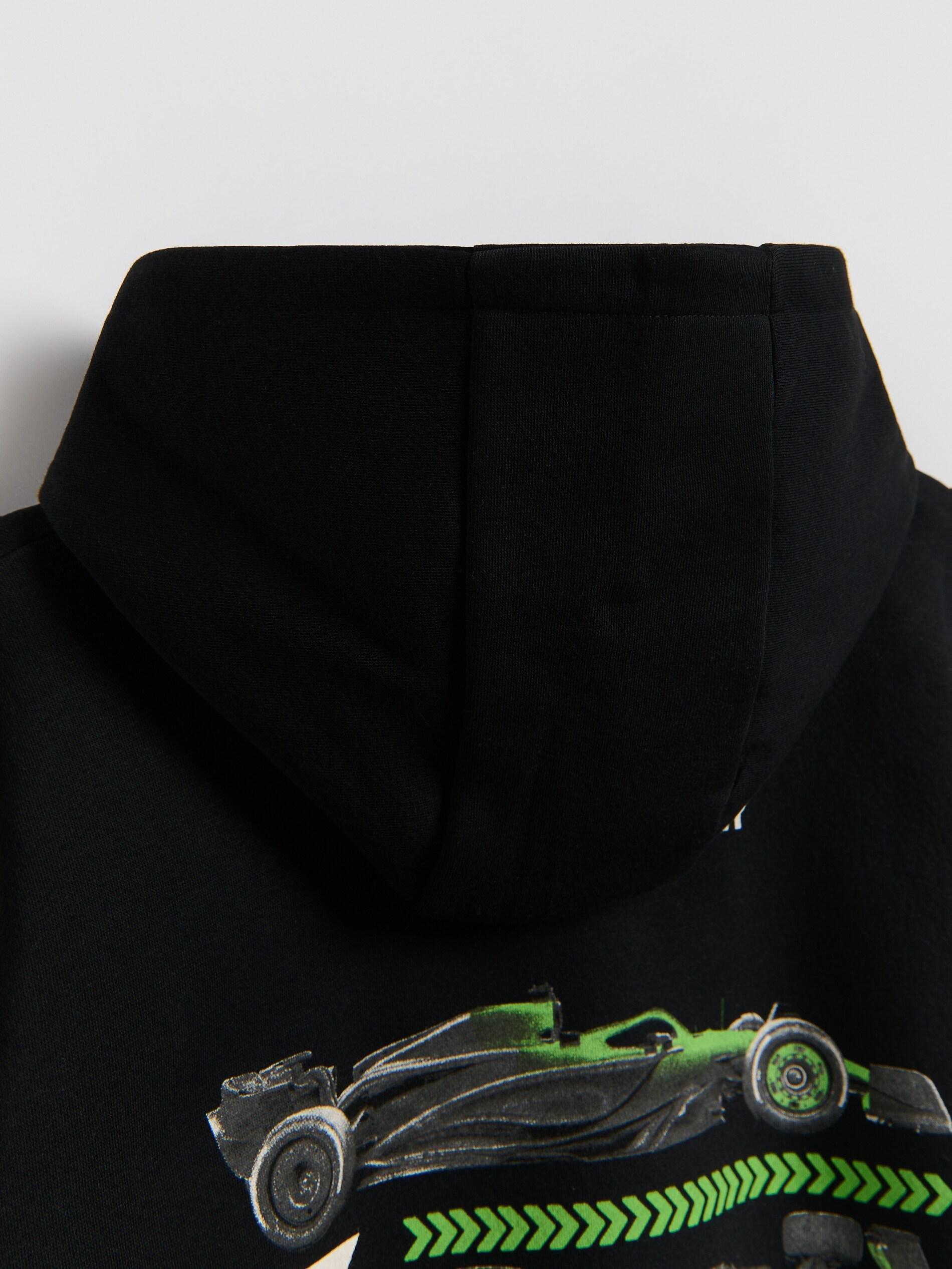 Black Team Kick Sauber F1 Sweatshirt, Black, medium