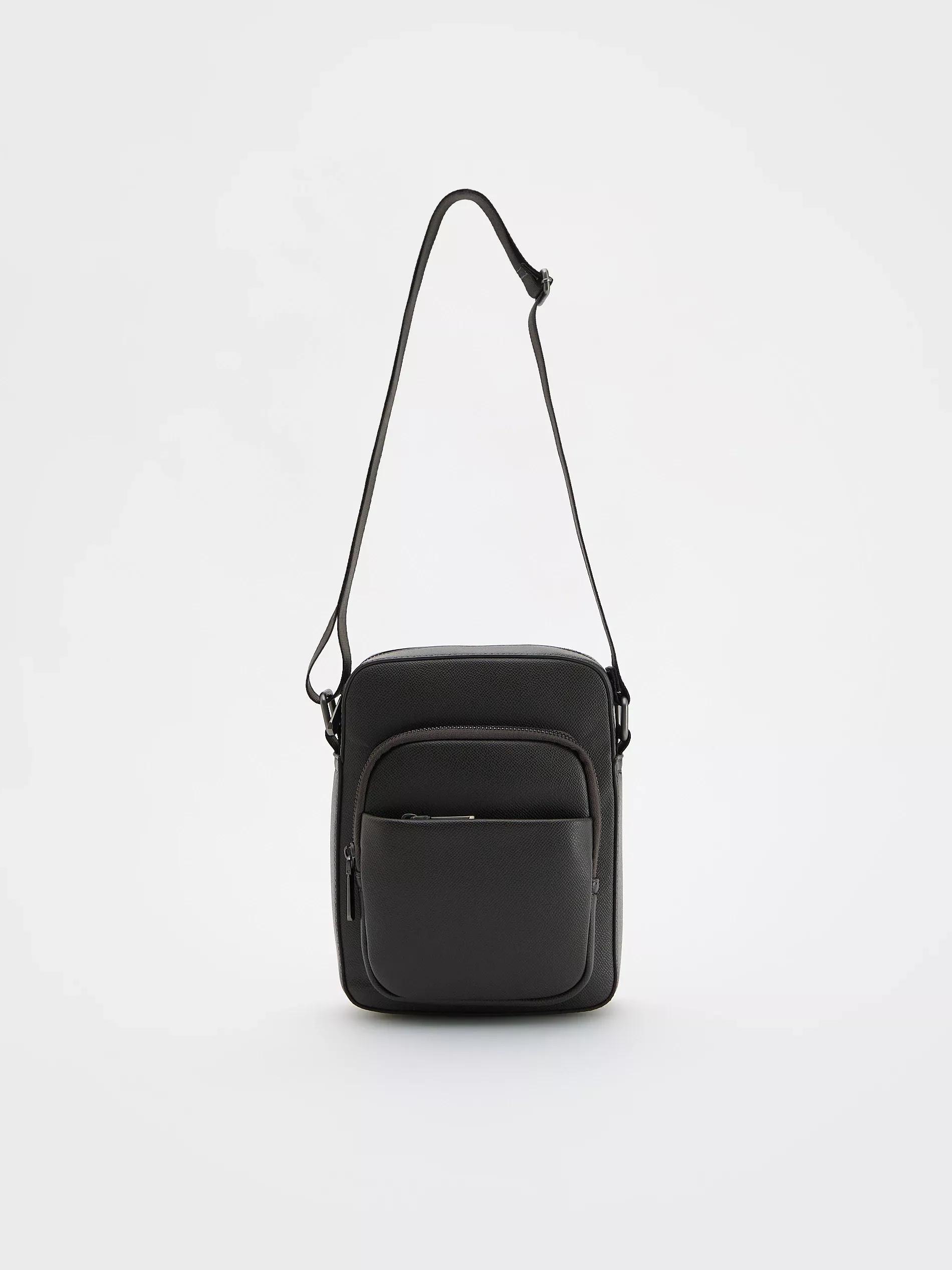 Brown Crossbody Pouch Bag, Brown, large image number 1