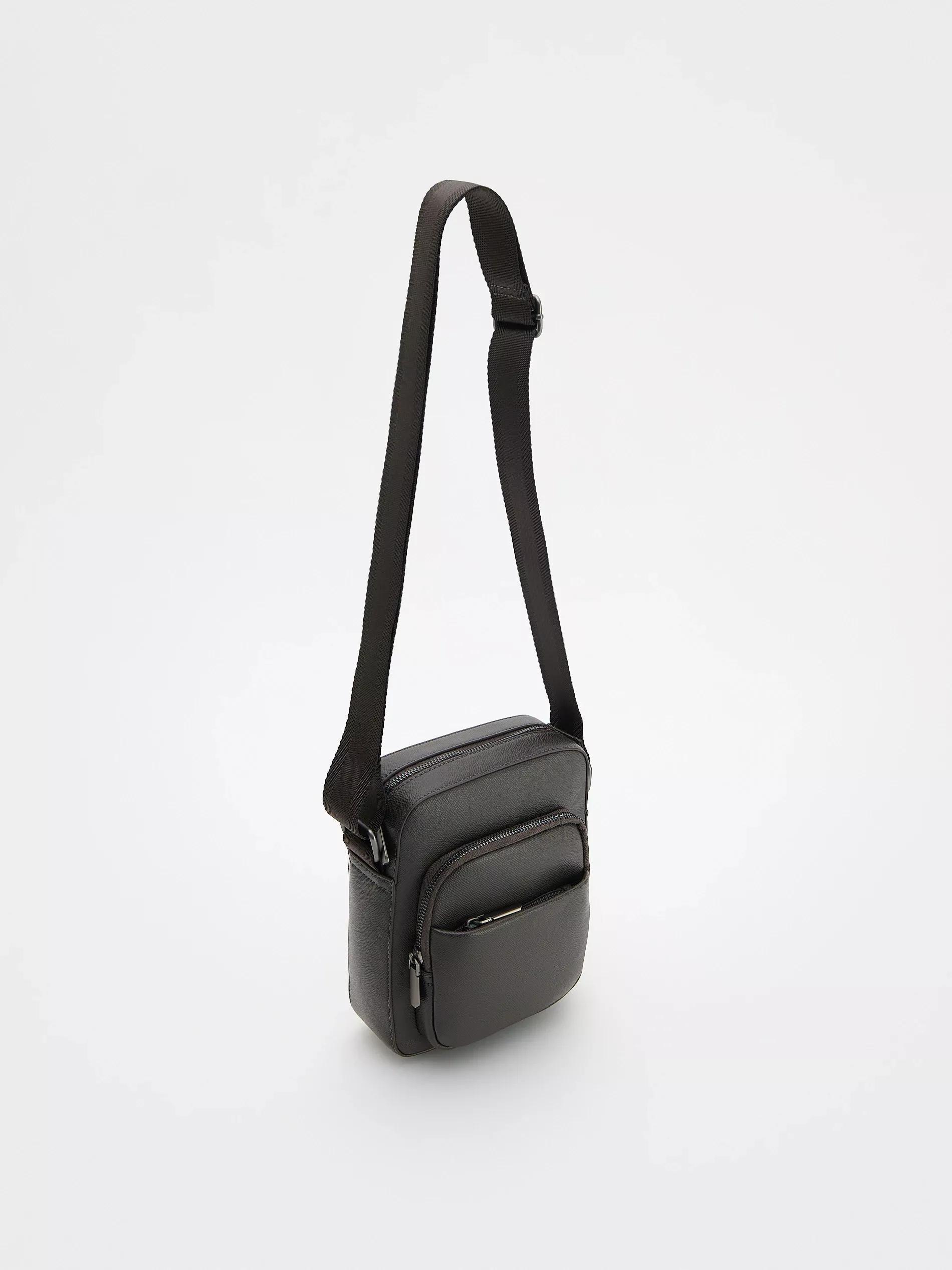Brown Crossbody Pouch Bag, Brown, large image number 2