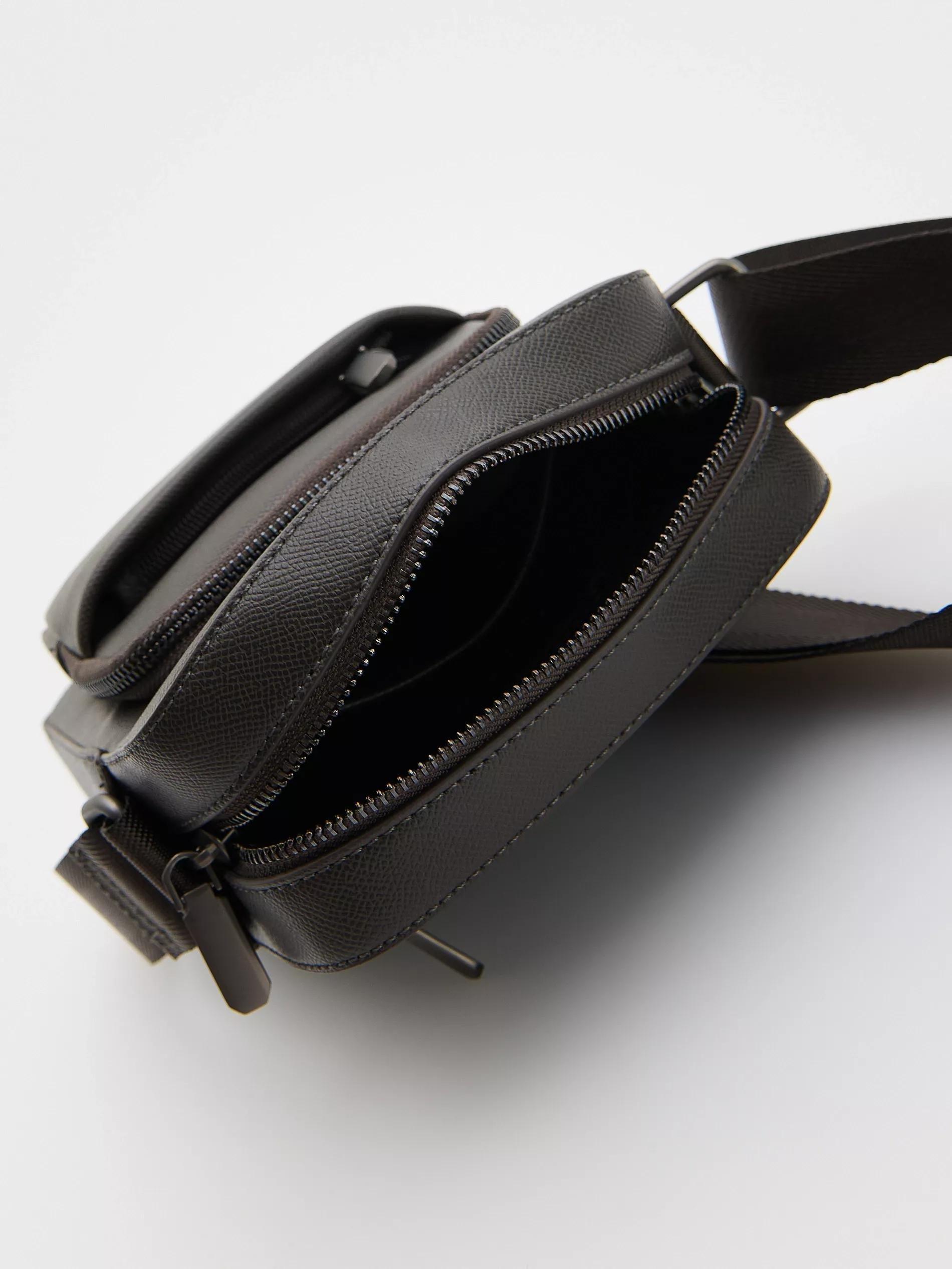 Brown Crossbody Pouch Bag, Brown, large image number 5