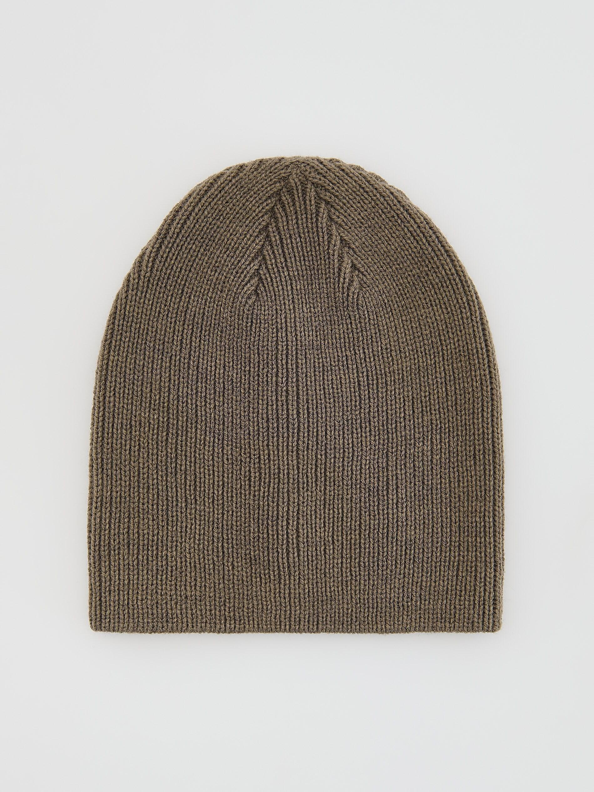 Brown Beanie, Brown, medium
