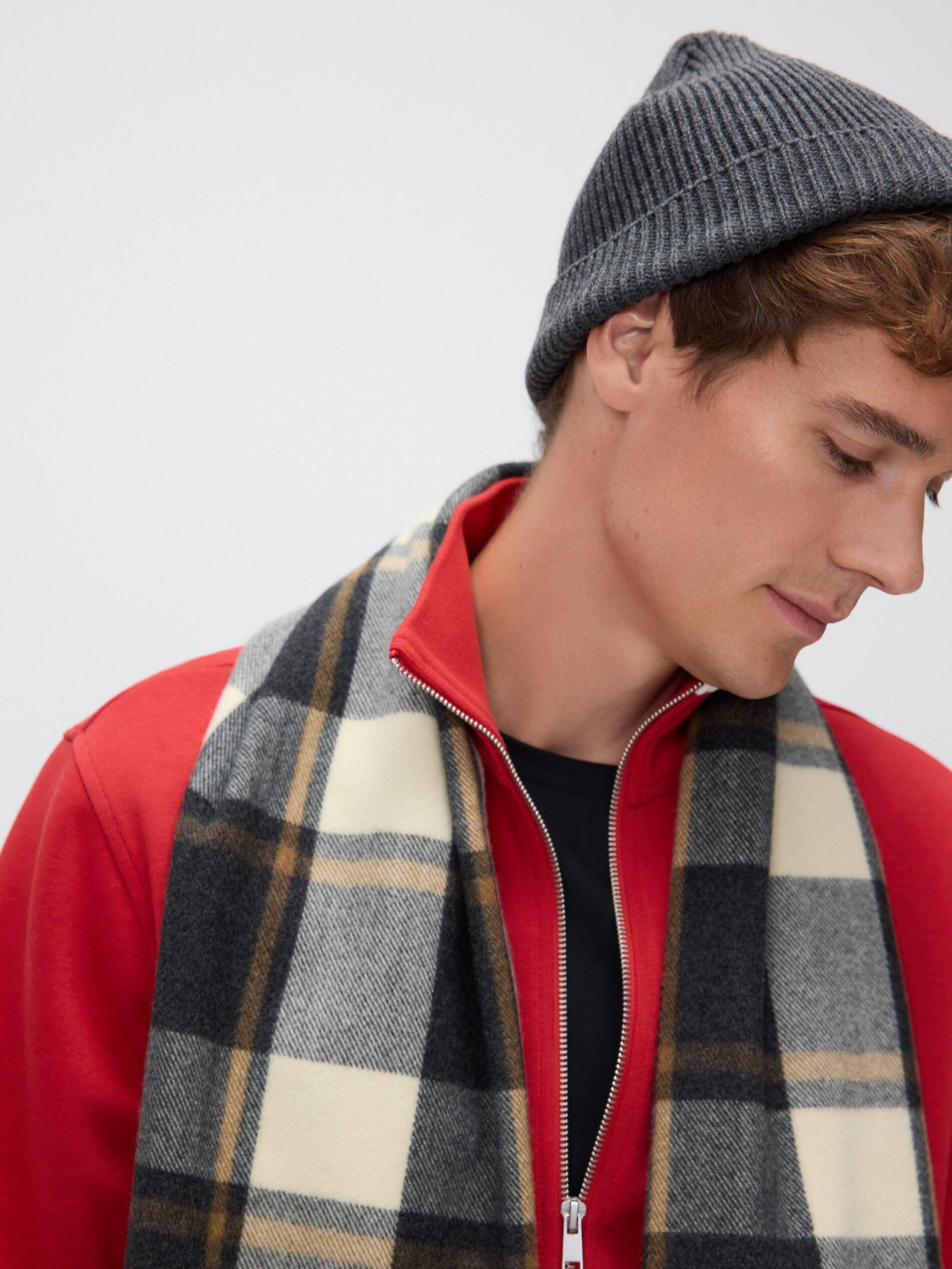 Grey Beanie, Grey, medium