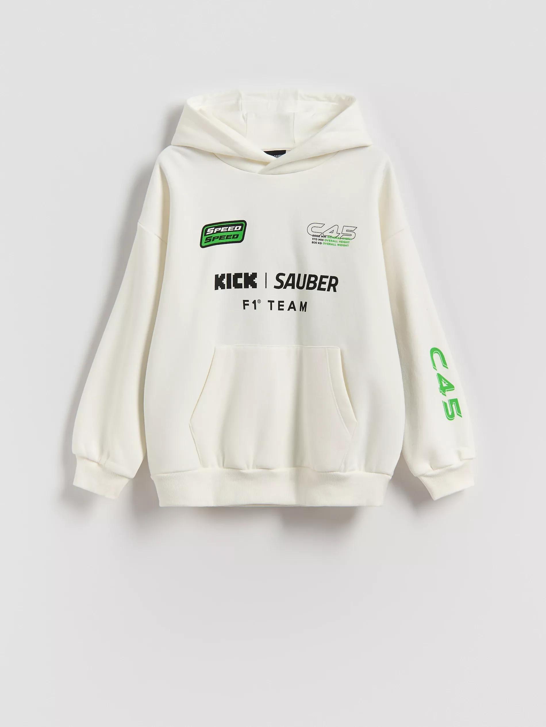 Cream Team Kick Sauber F1 Sweatshirt, Ivory, medium