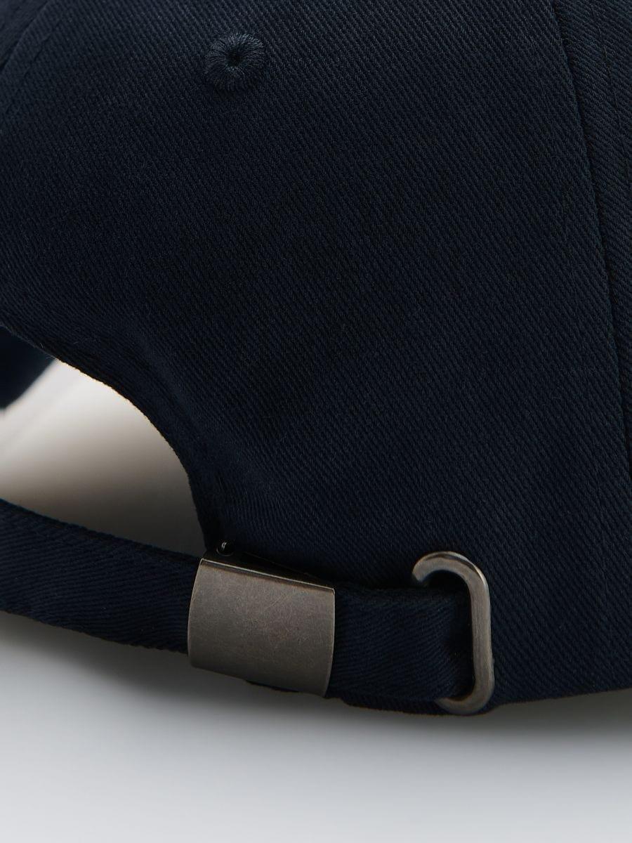 Navy Baseball Cap, With Embroidery, Navy, large image number 1
