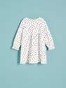 Reserved - Cream Flower Knitted Dress, Kids Girl