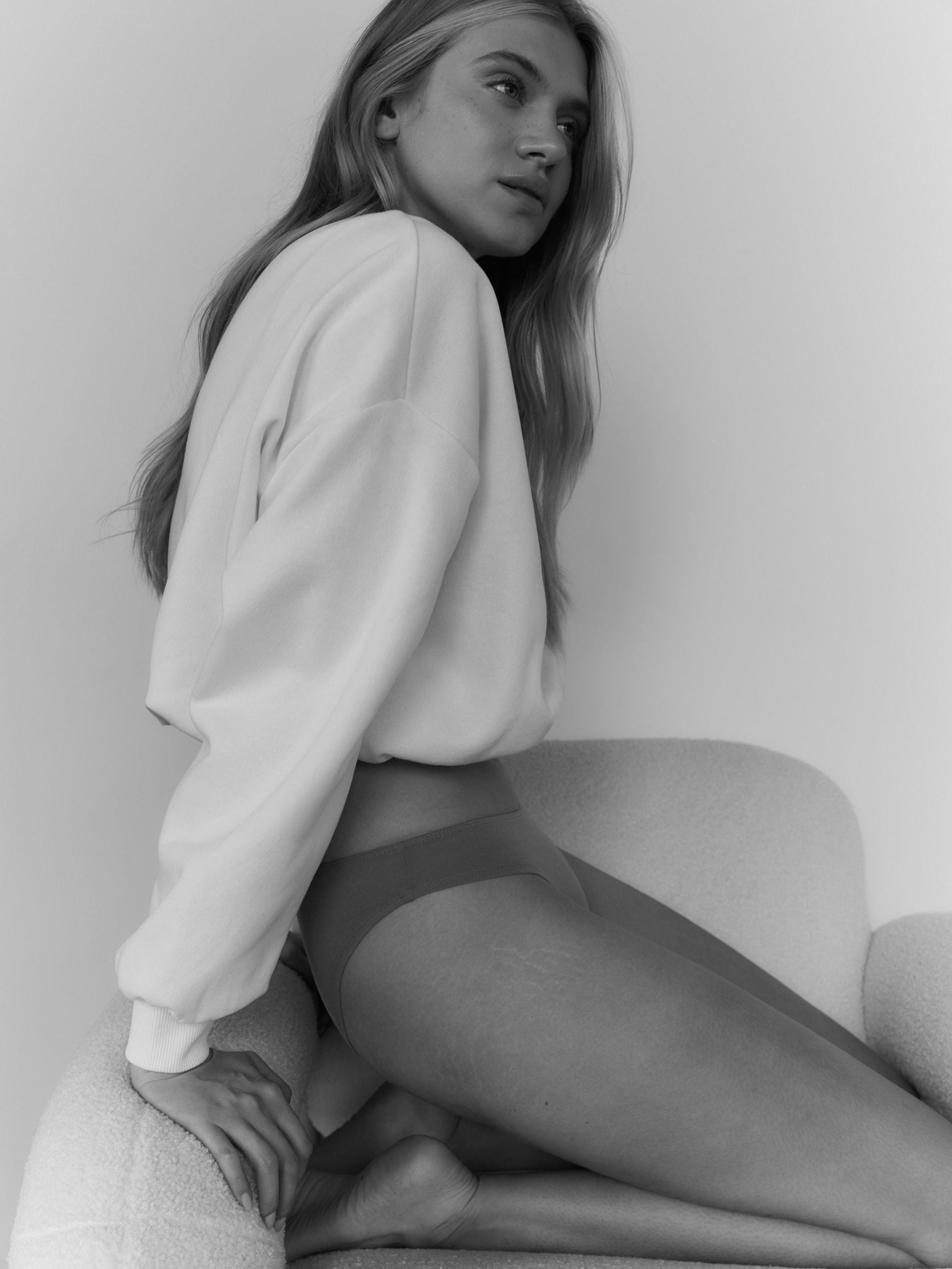 Maroon Cotton-Rich Bikini Briefs, Set Of 5, Purple, large image number 2