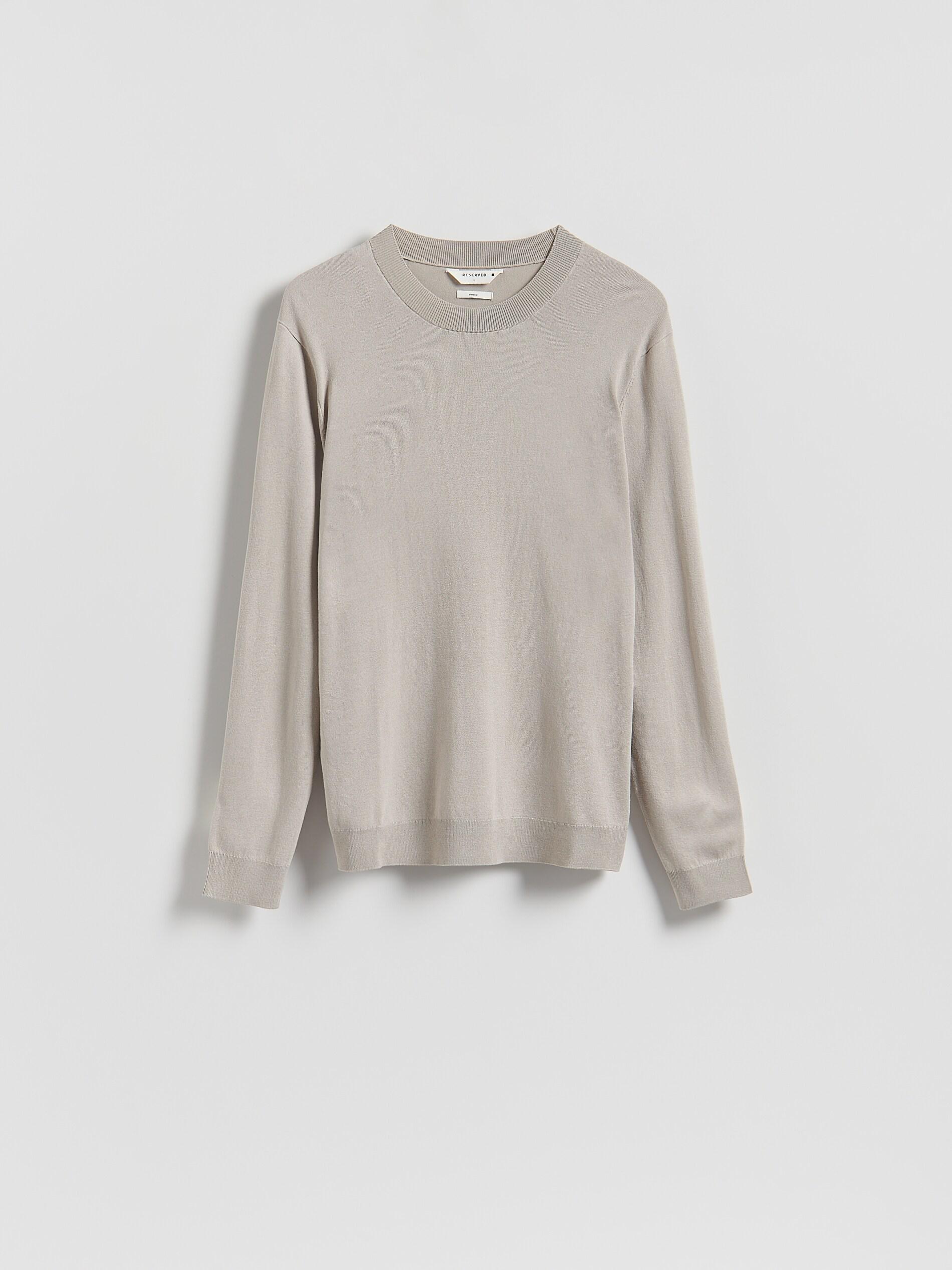 Beige Viscose Rich Jumper, Beige, large image number 4