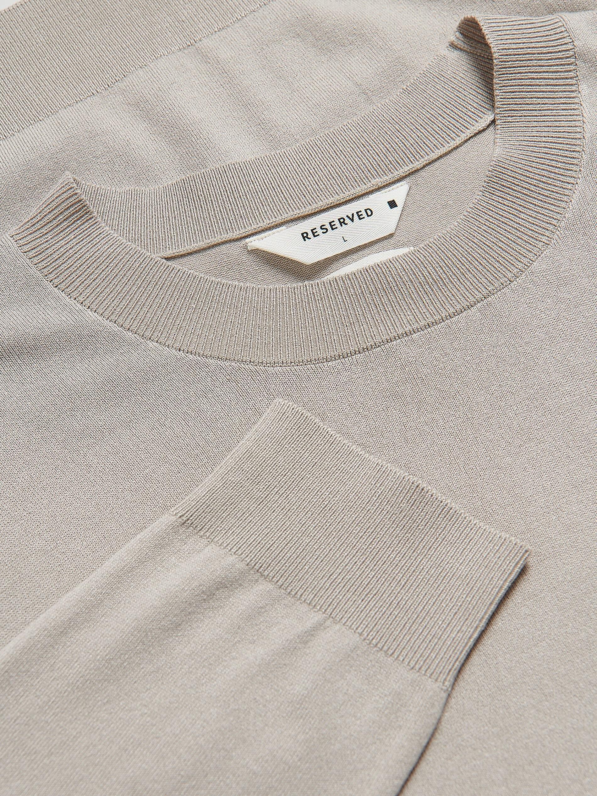 Beige Viscose Rich Jumper, Beige, large image number 5