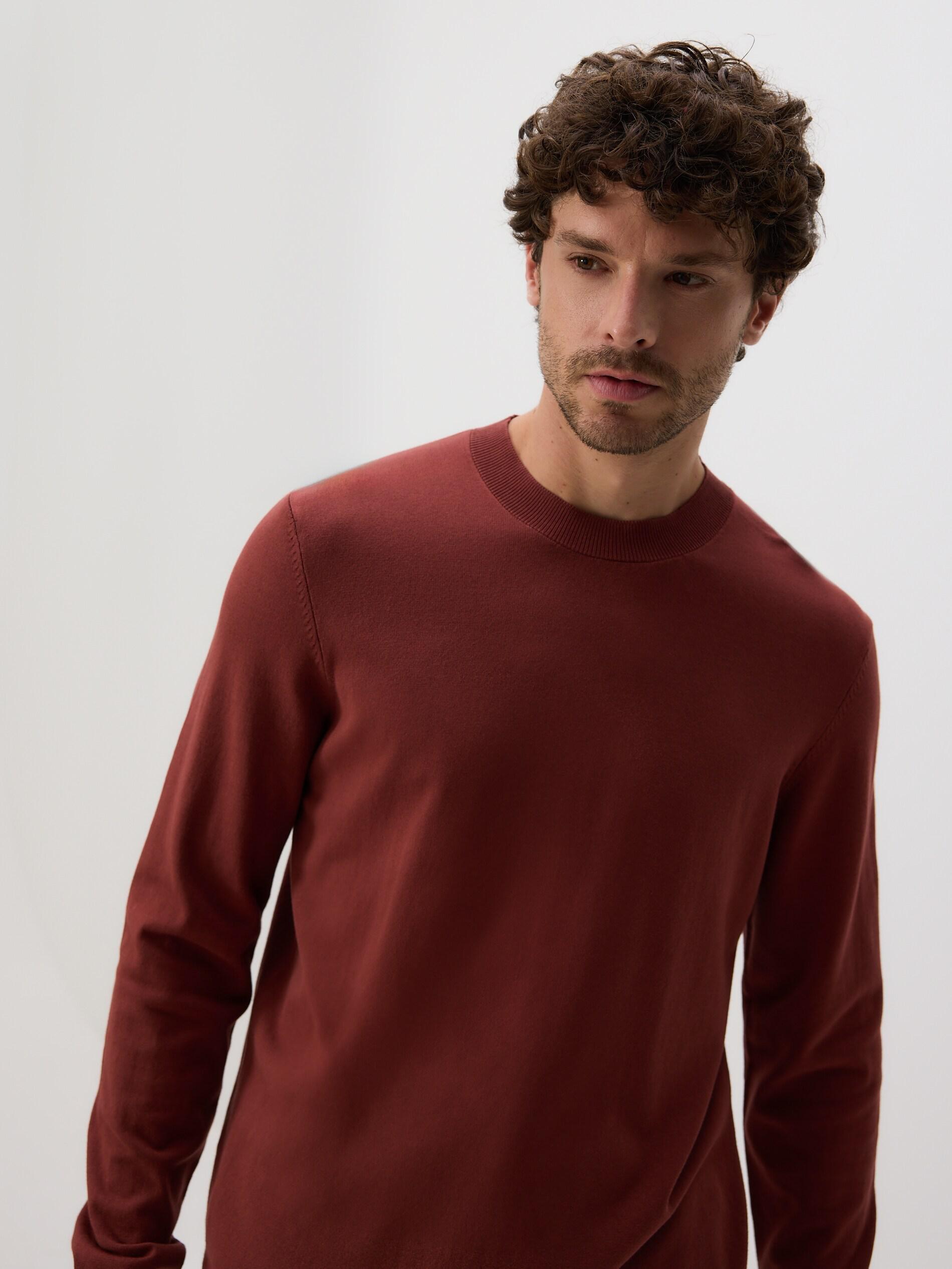 Red Viscose Rich Jumper, Red, large image number 0