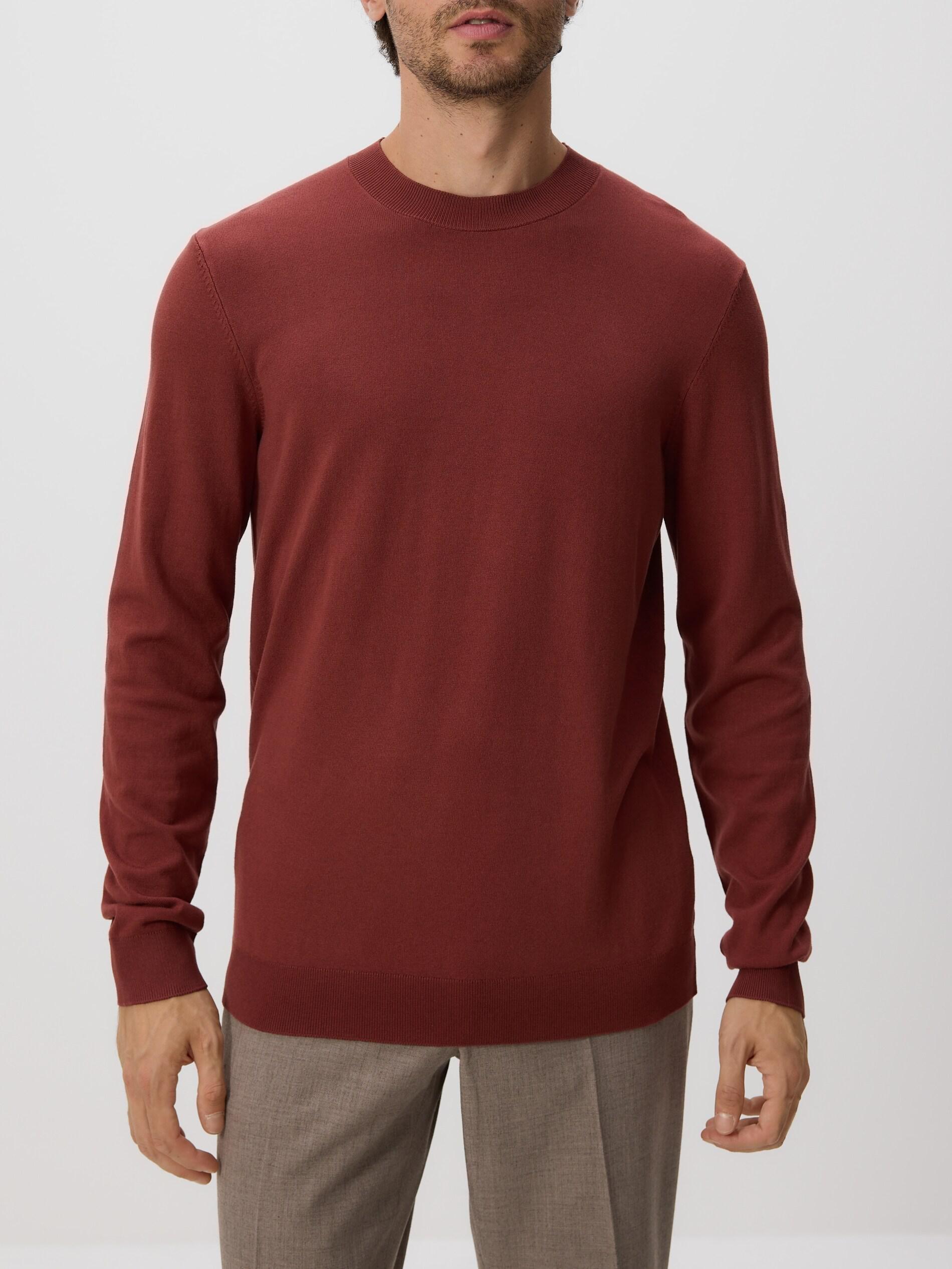 Red Viscose Rich Jumper, Red, large image number 1