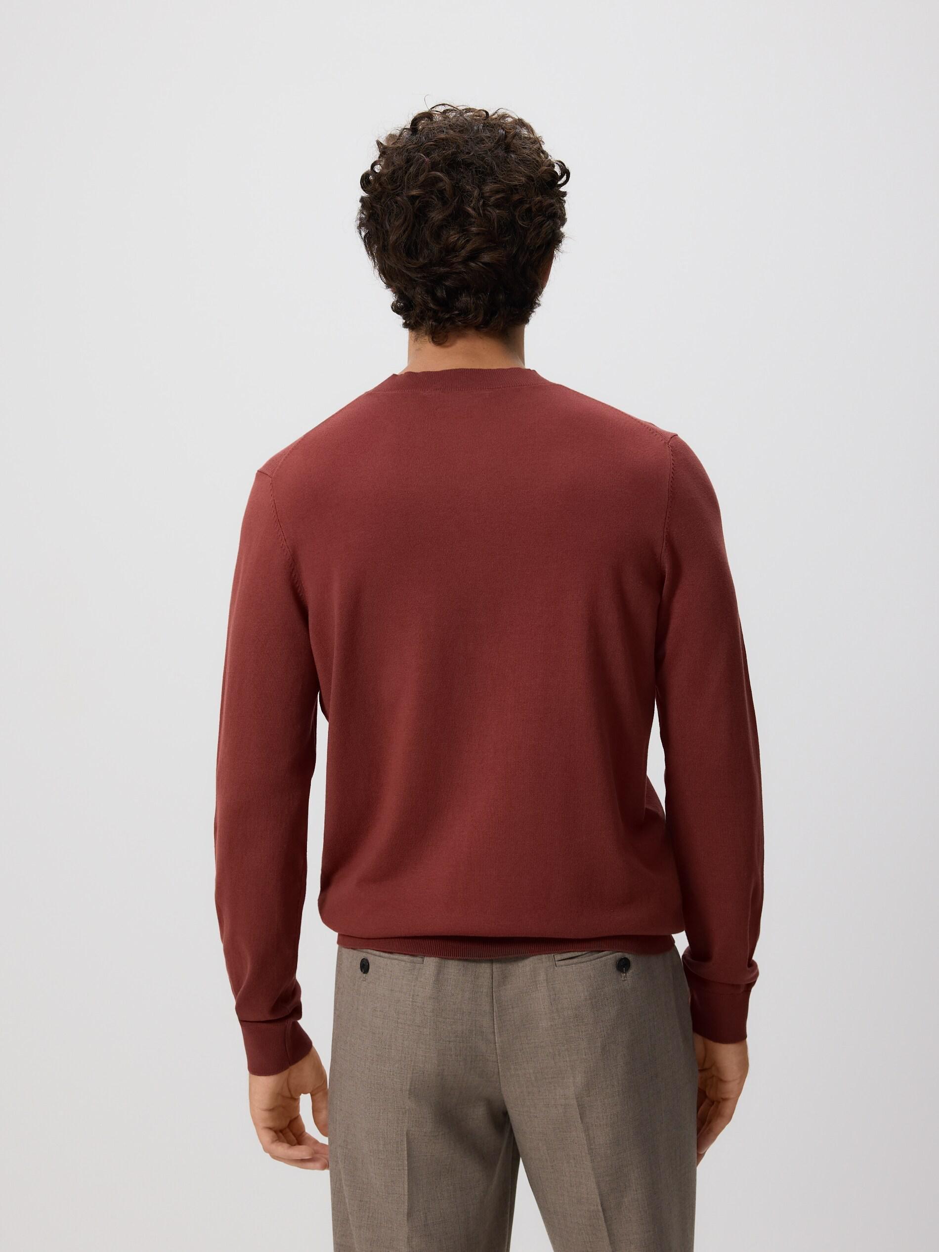 Red Viscose Rich Jumper, Red, large image number 3