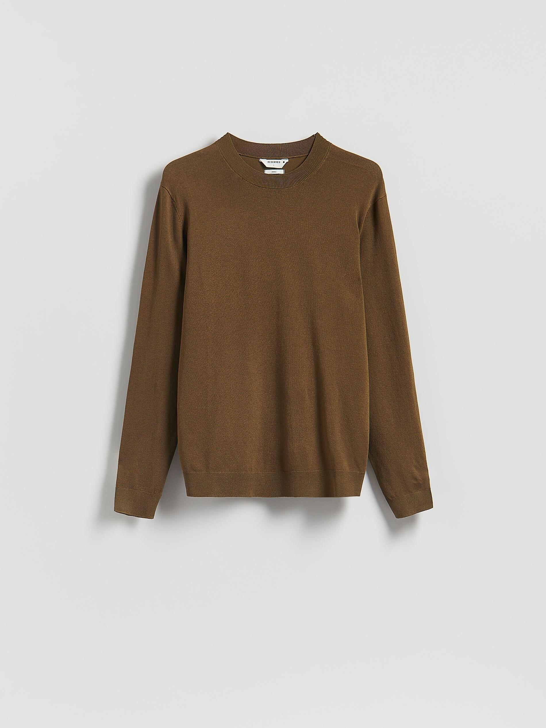 Green Viscose Rich Jumper, Khaki, large image number 4