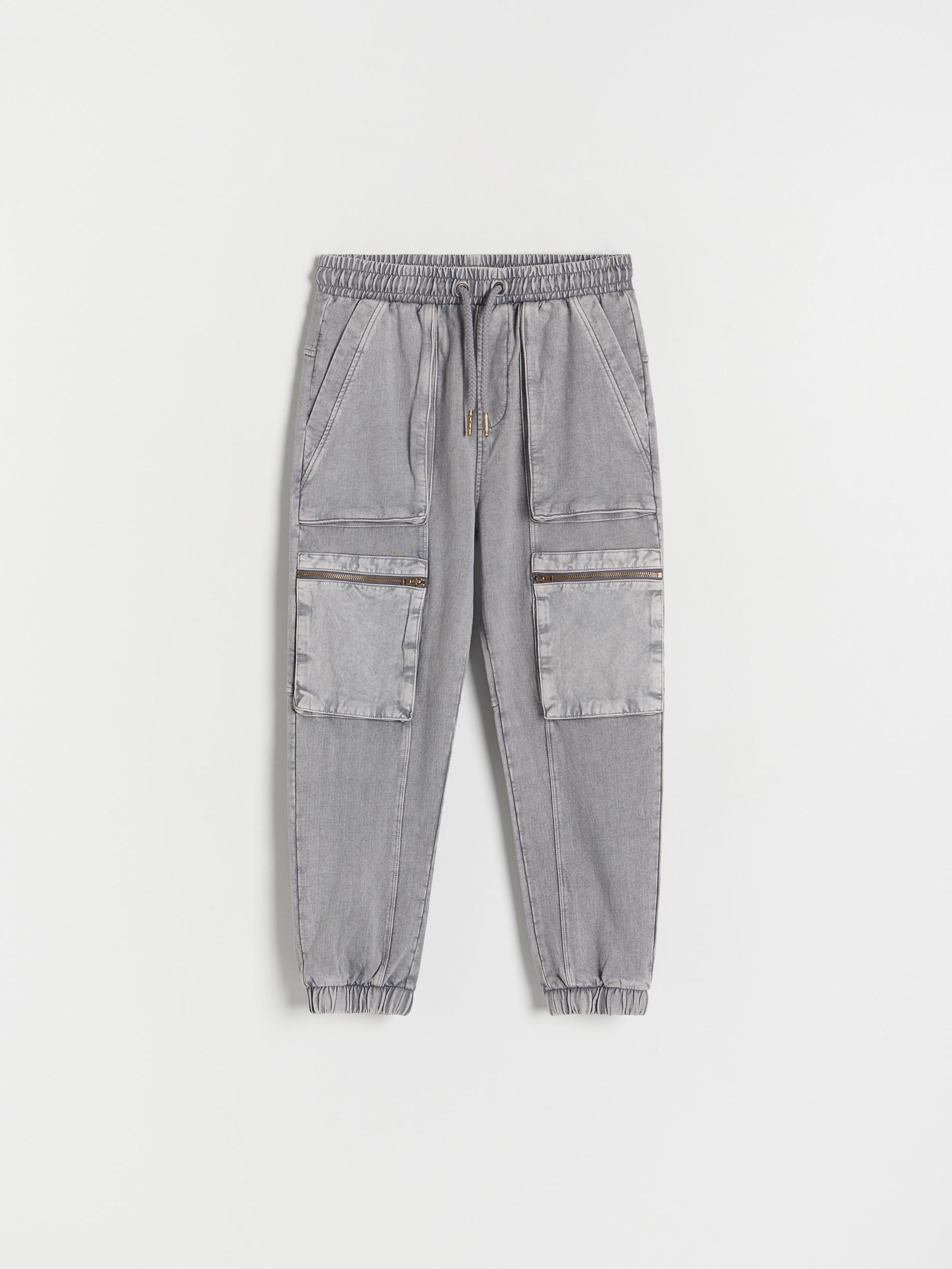 Grey Elastic Waistband Jogger, Kids Boys, , large image number 2