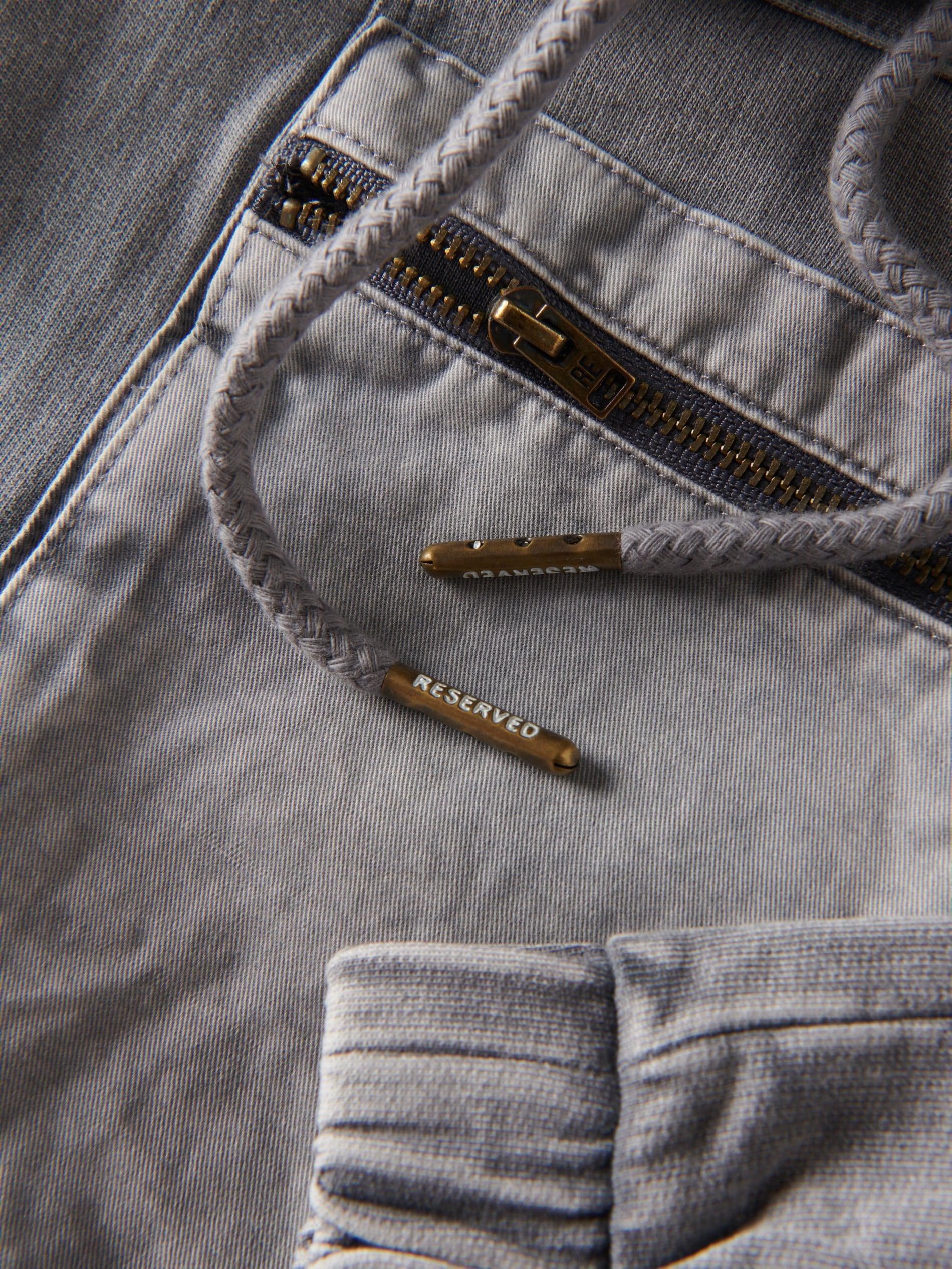Grey Elastic Waistband Jogger, Kids Boys, , large image number 4