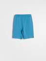 Reserved - Blue Cotton shorts with pockets