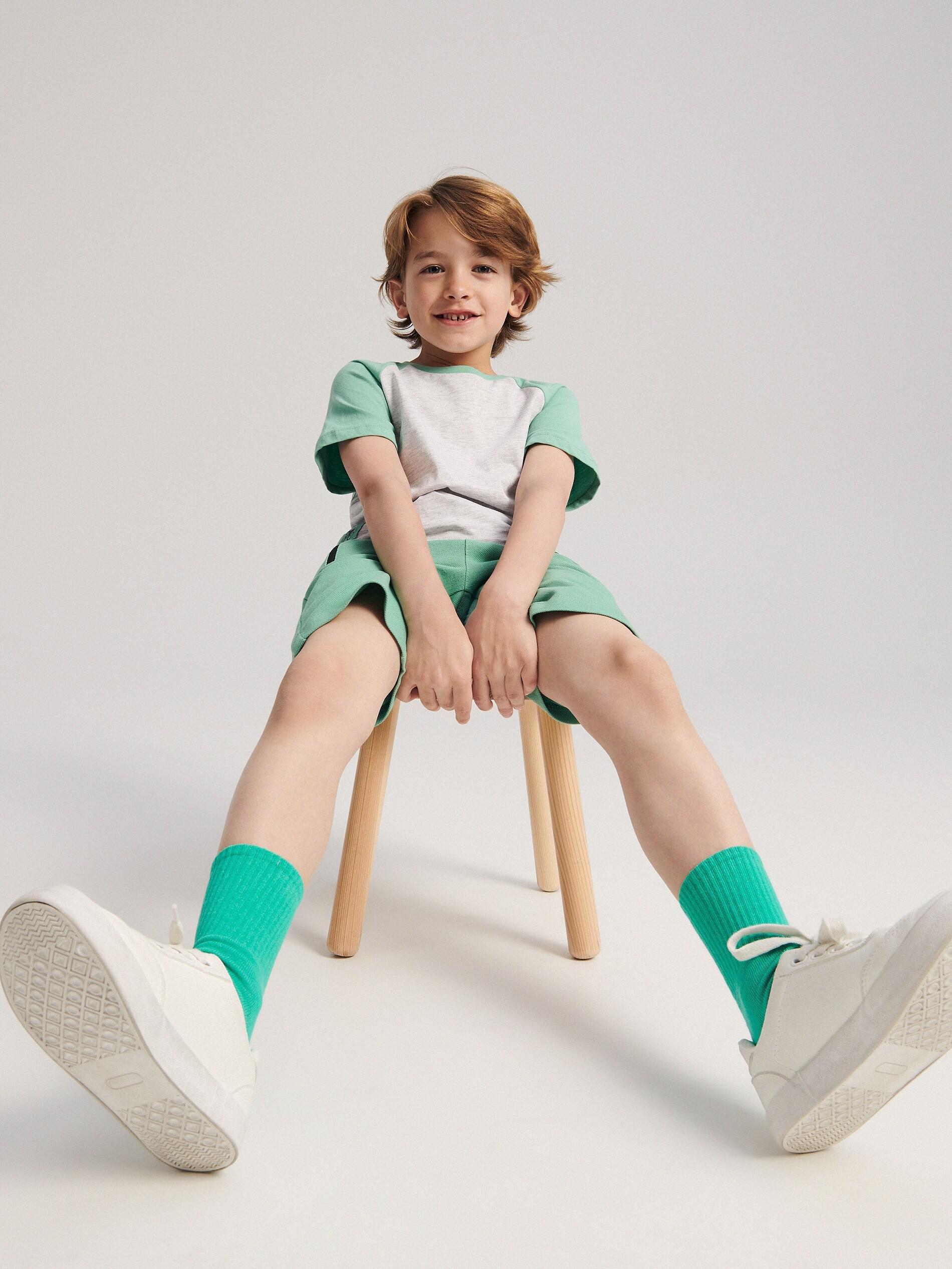 Light Green Shorts With Pockets, , large image number 2
