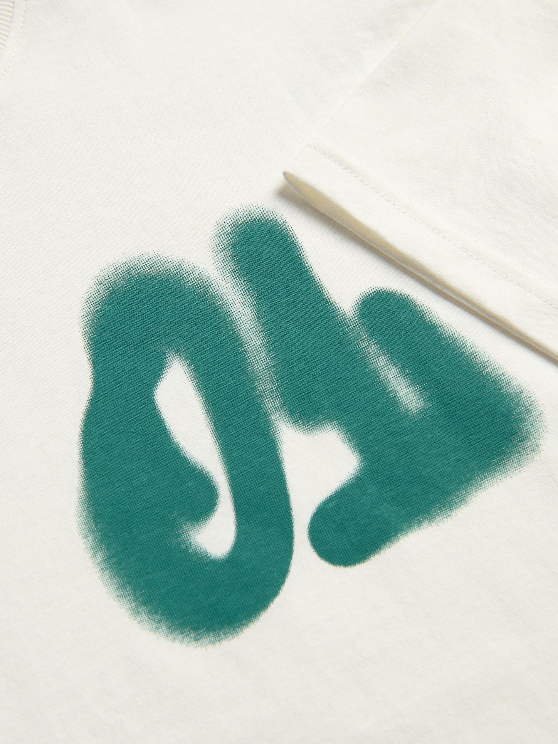 CREAM Oversized cotton rich T-shirt, Ivory, large image number 2