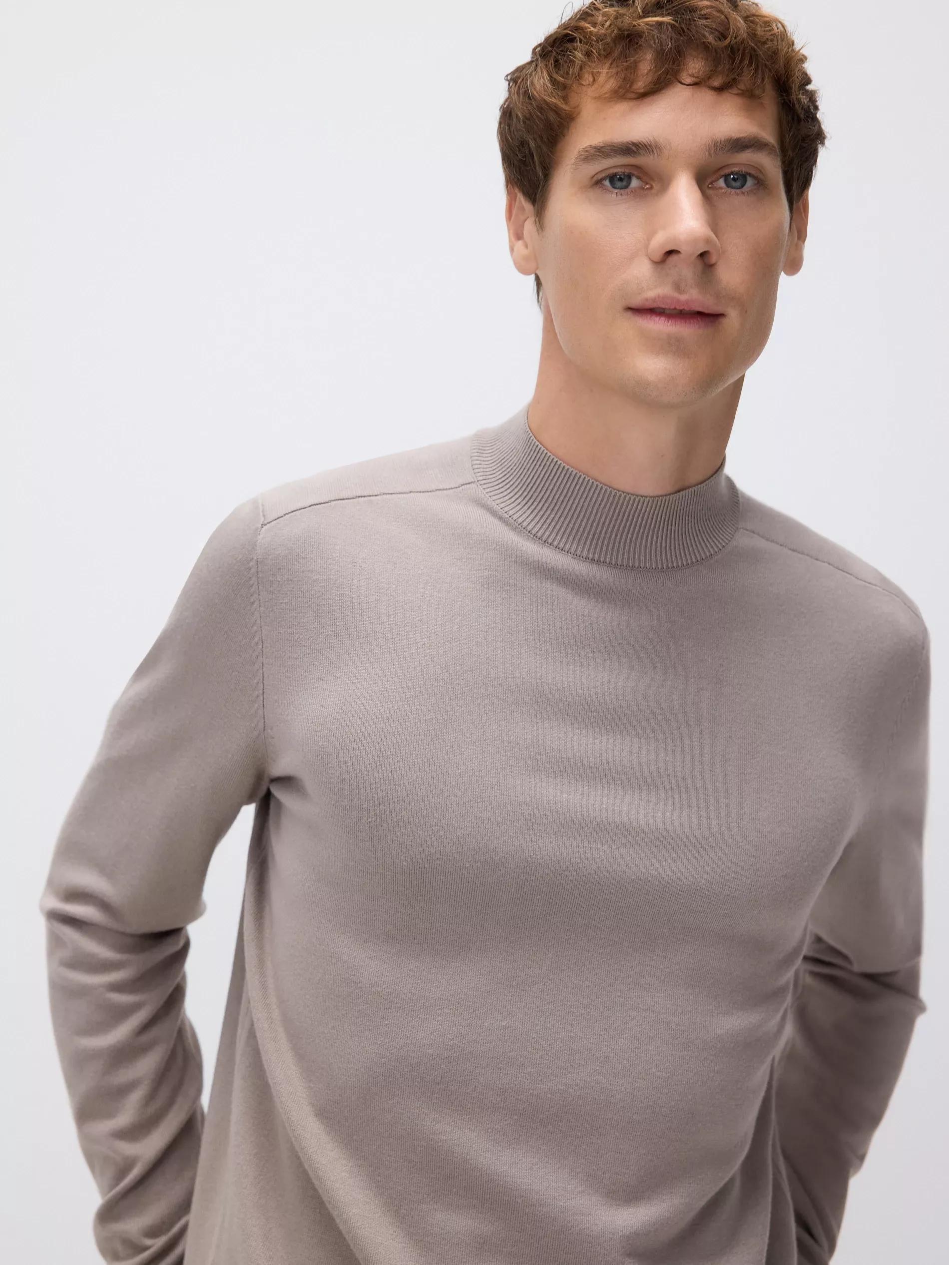 Beige Viscose Blend Jumper, Beige, large image number 0