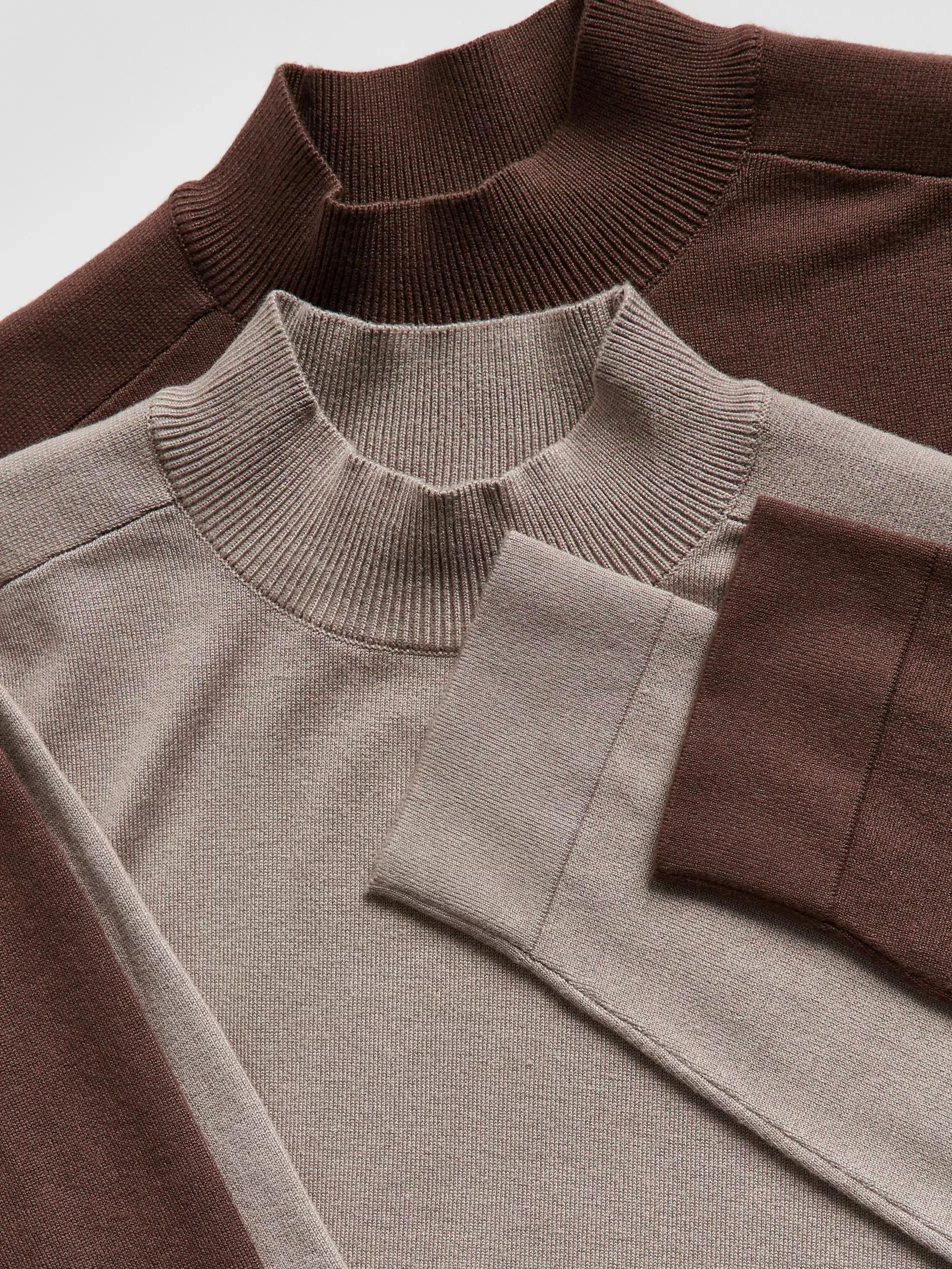 Beige Viscose Blend Jumper, Beige, large image number 5