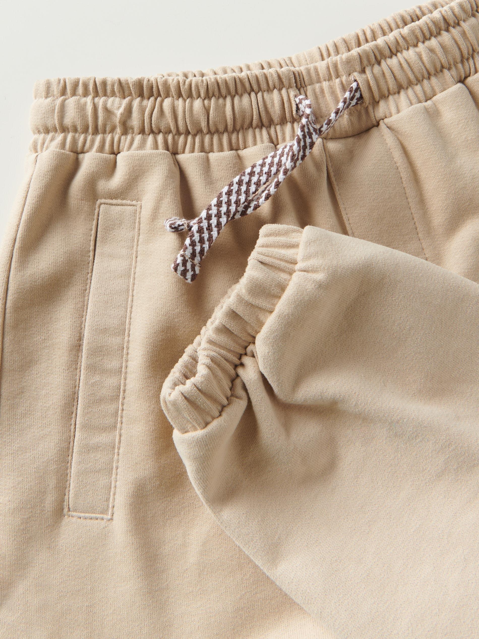 Beige Jersey Cargo Trousers, Kids Boys, , large image number 3