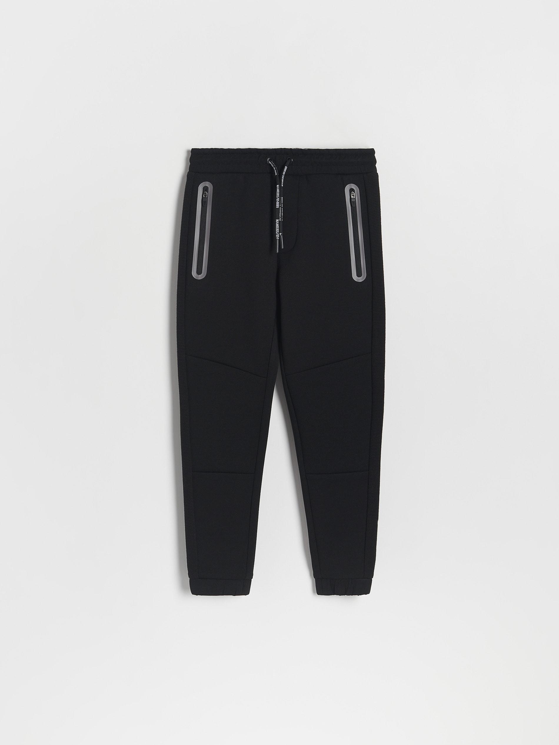 Black Sports Joggers, Kids Boys, , large image number 1