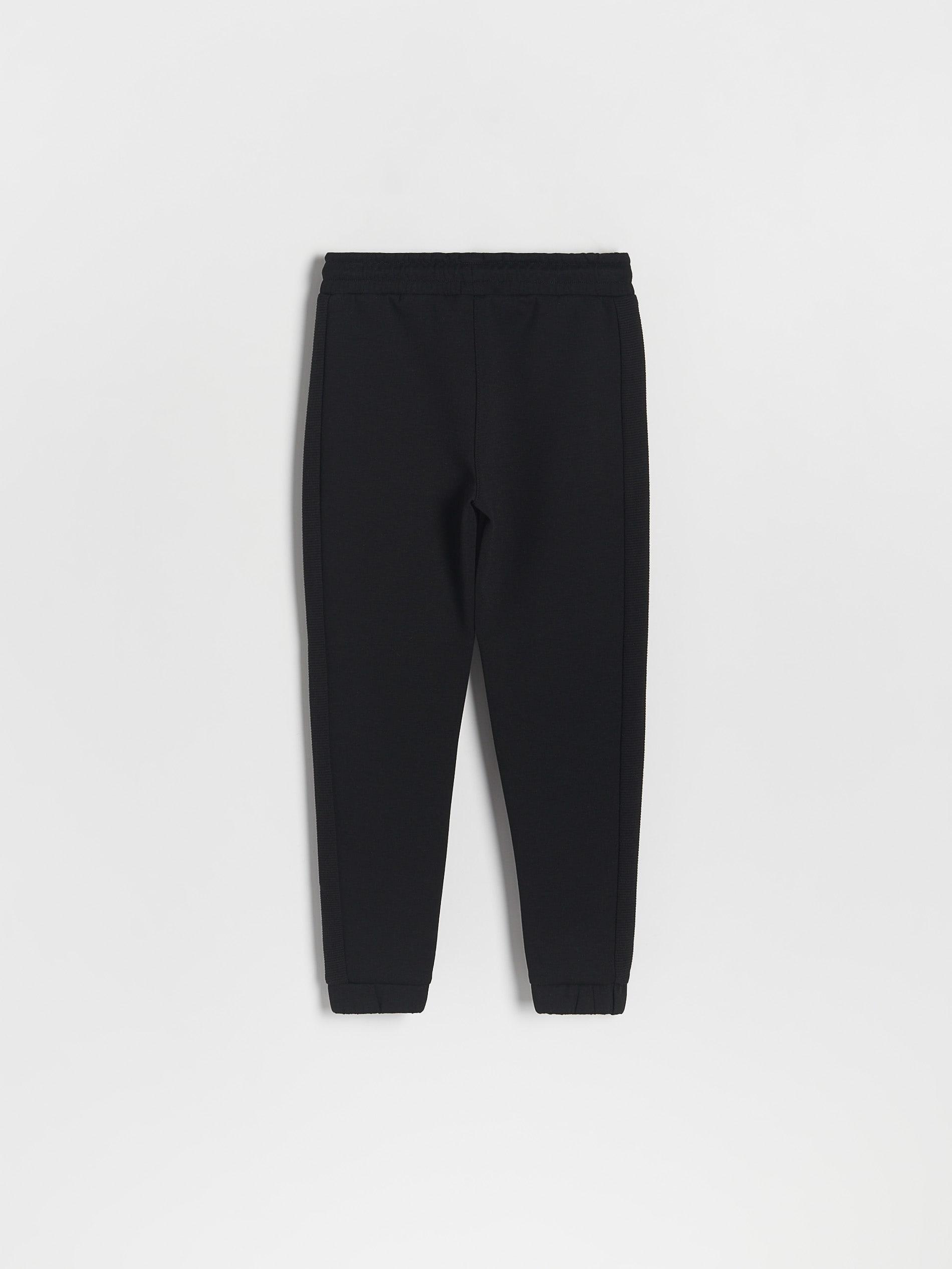 Black Sports Joggers, Kids Boys, , large image number 2