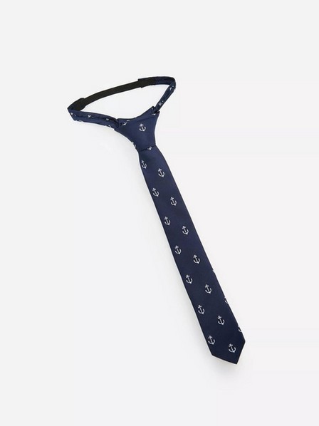 Reserved - ربطة عنق باللون الكحلي مع أنماط ، صبي أطفال