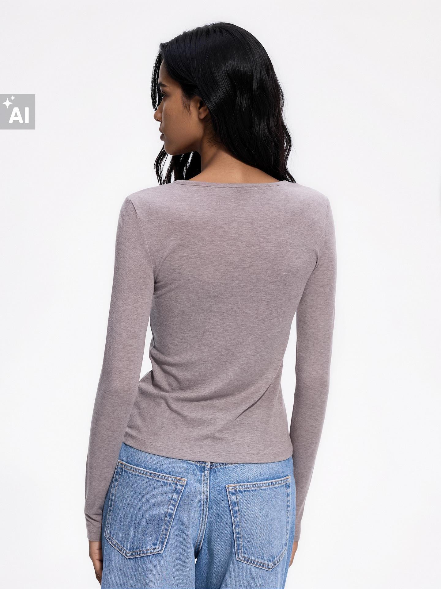 Grey Long Sleeve With Lyocell, Grey, medium