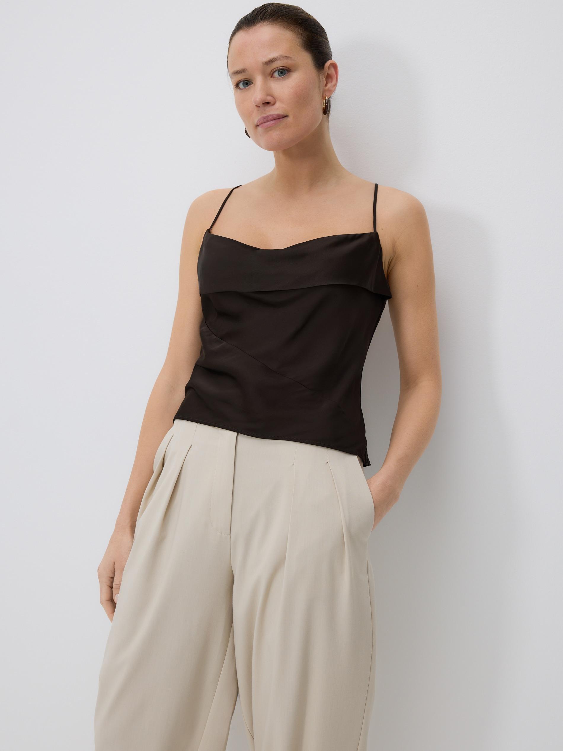Beige Balloon Trousers, Beige, large image number 3