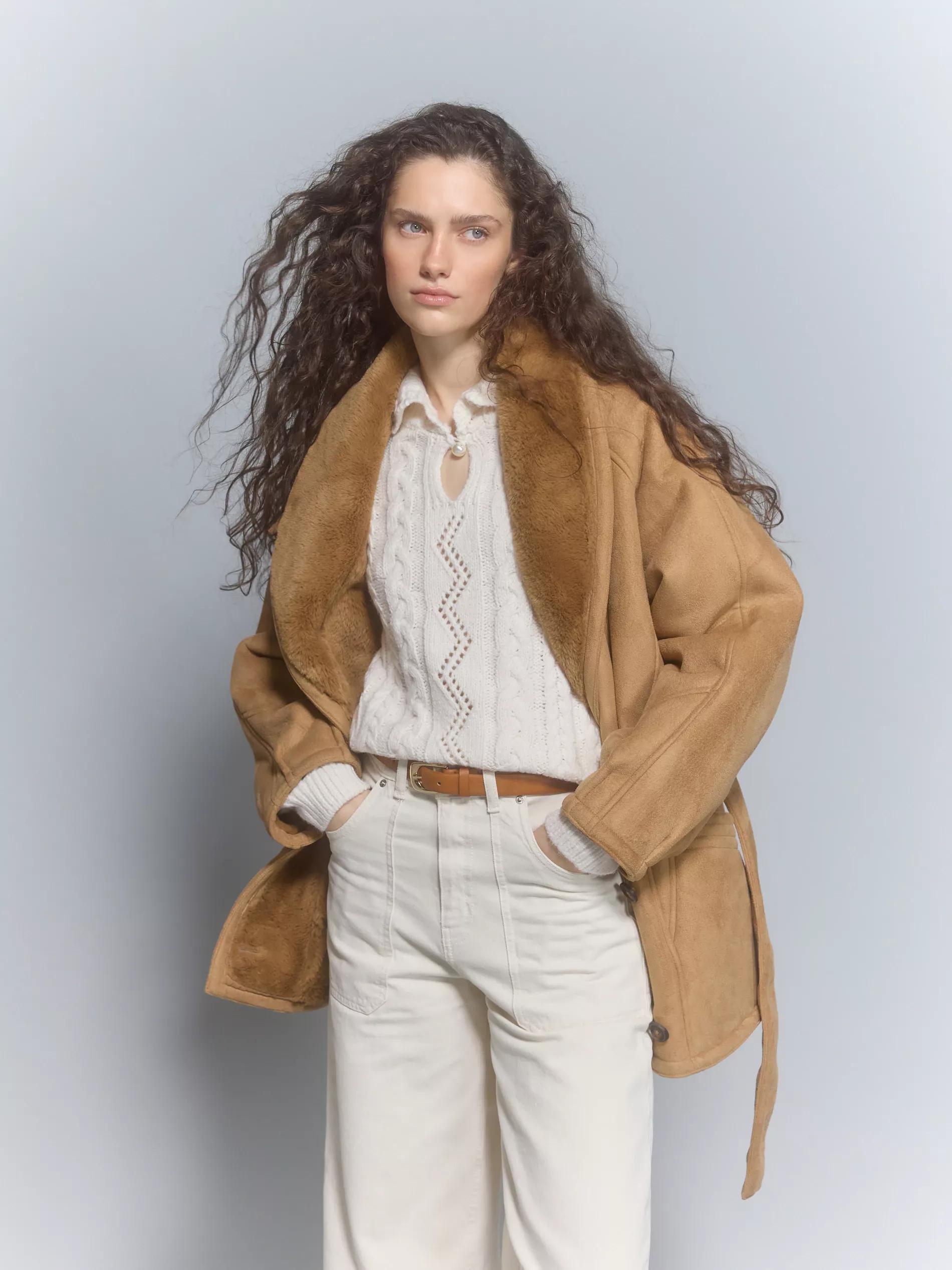 CARMINE Buckle belt, Burgundy, medium