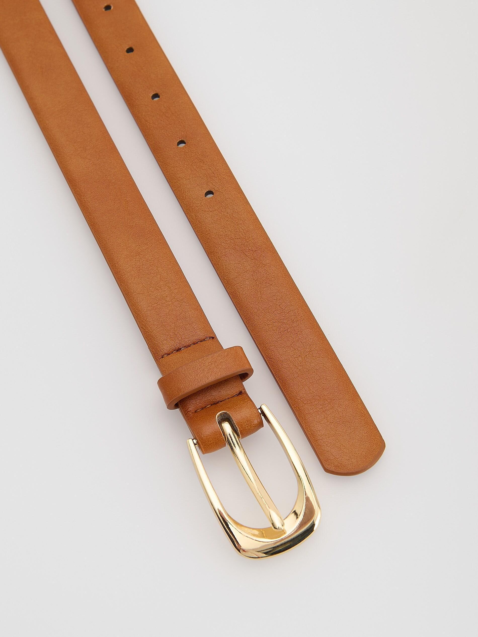 CARMINE Buckle belt, Burgundy, large image number 2